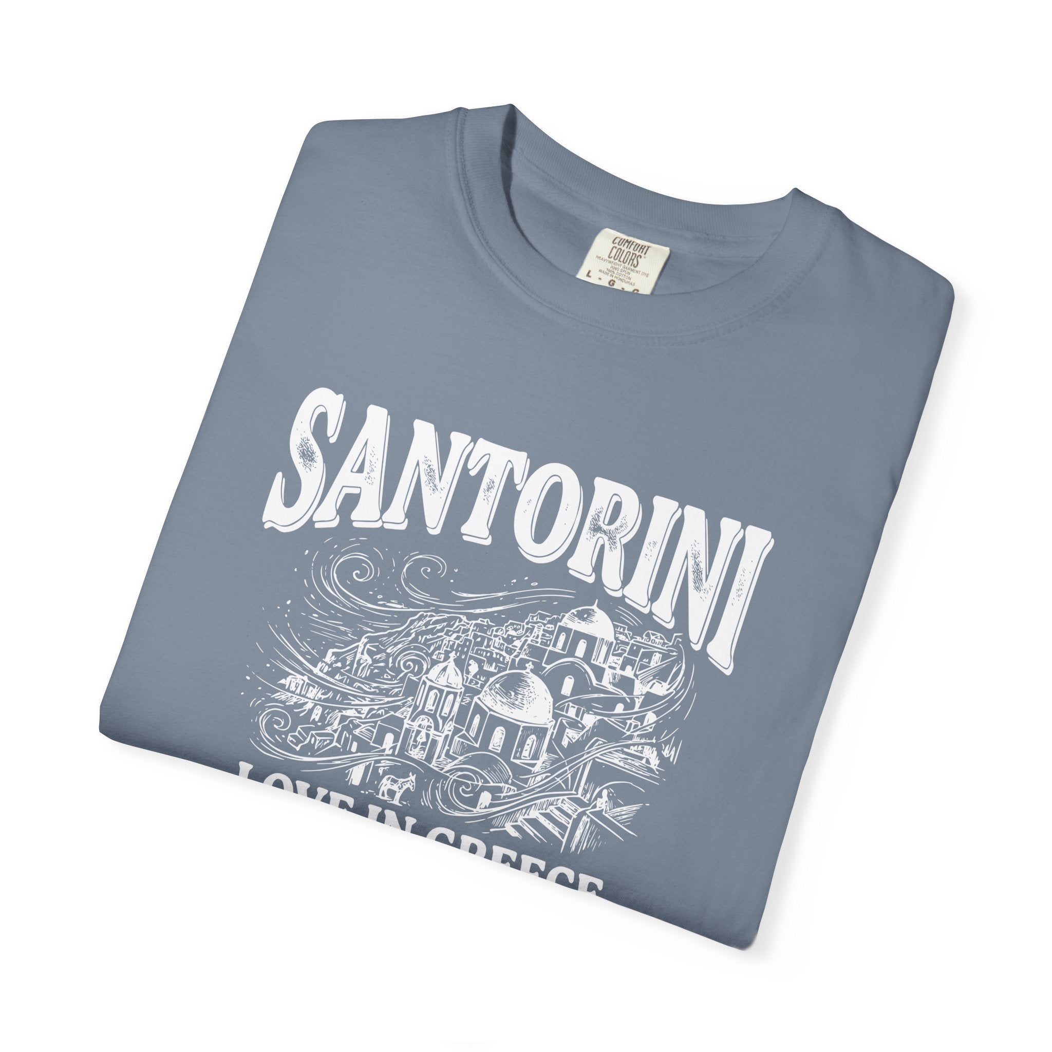 Santorini, Love in Greece tee