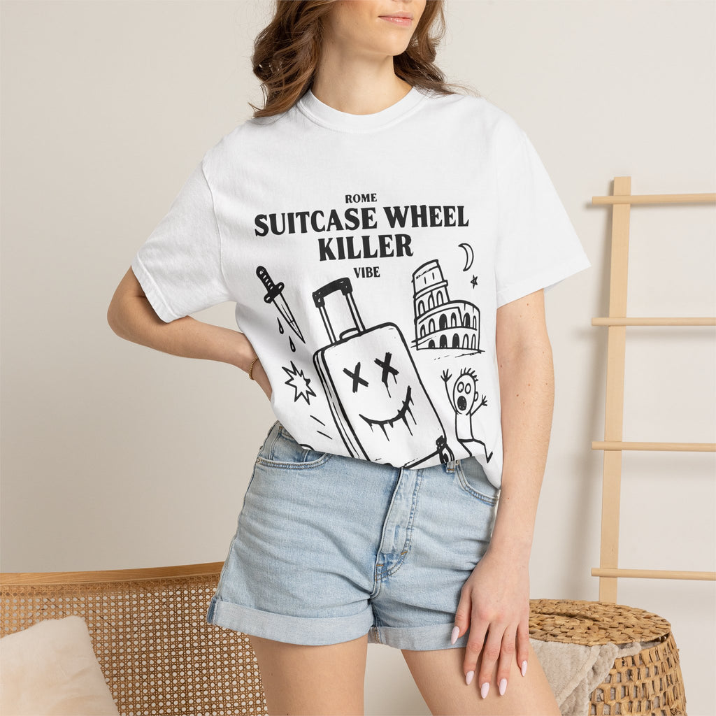 Rome Suitcase Wheel Killer tee
