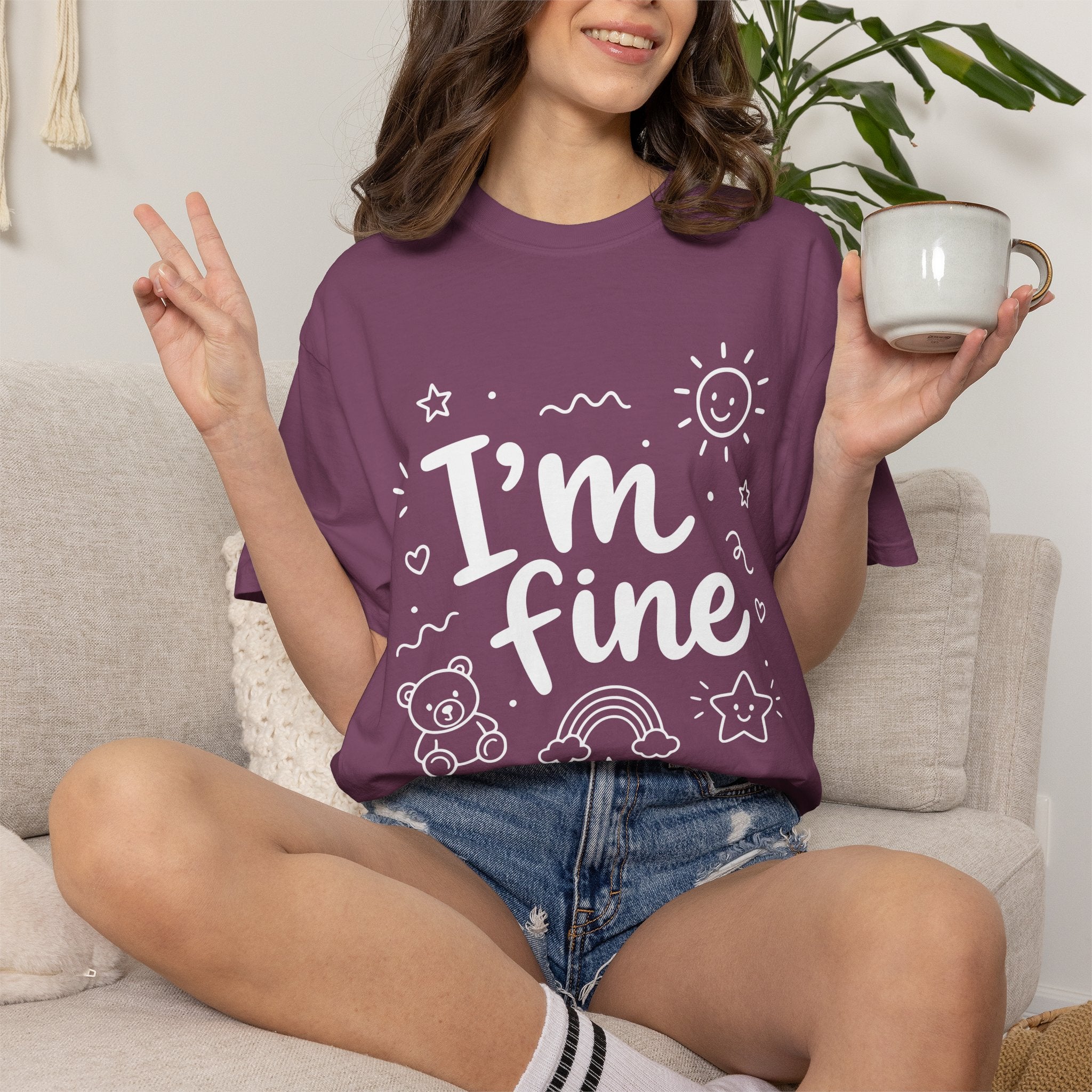I'm fine tee