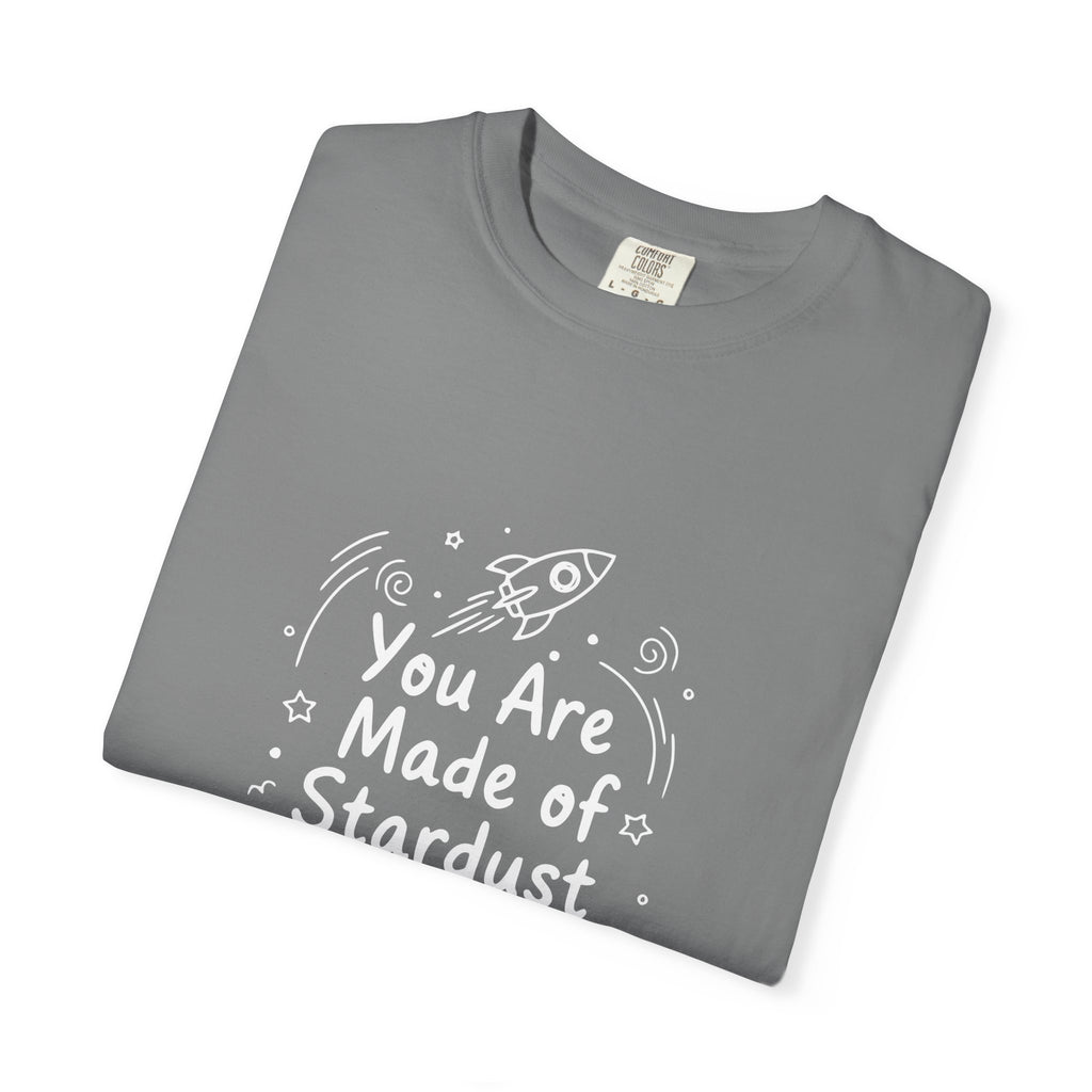 You Are Made of Stardust Inspirational Kids Galaxy Tee