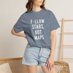 F*llow Stars, No Maps tee