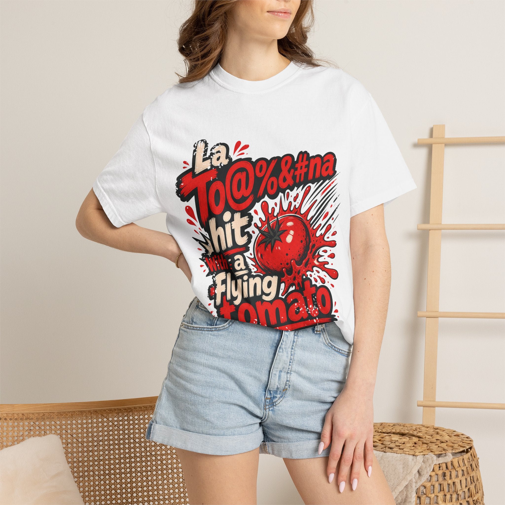La Tomatina (Buñol) Hit Flying Tomato Tee