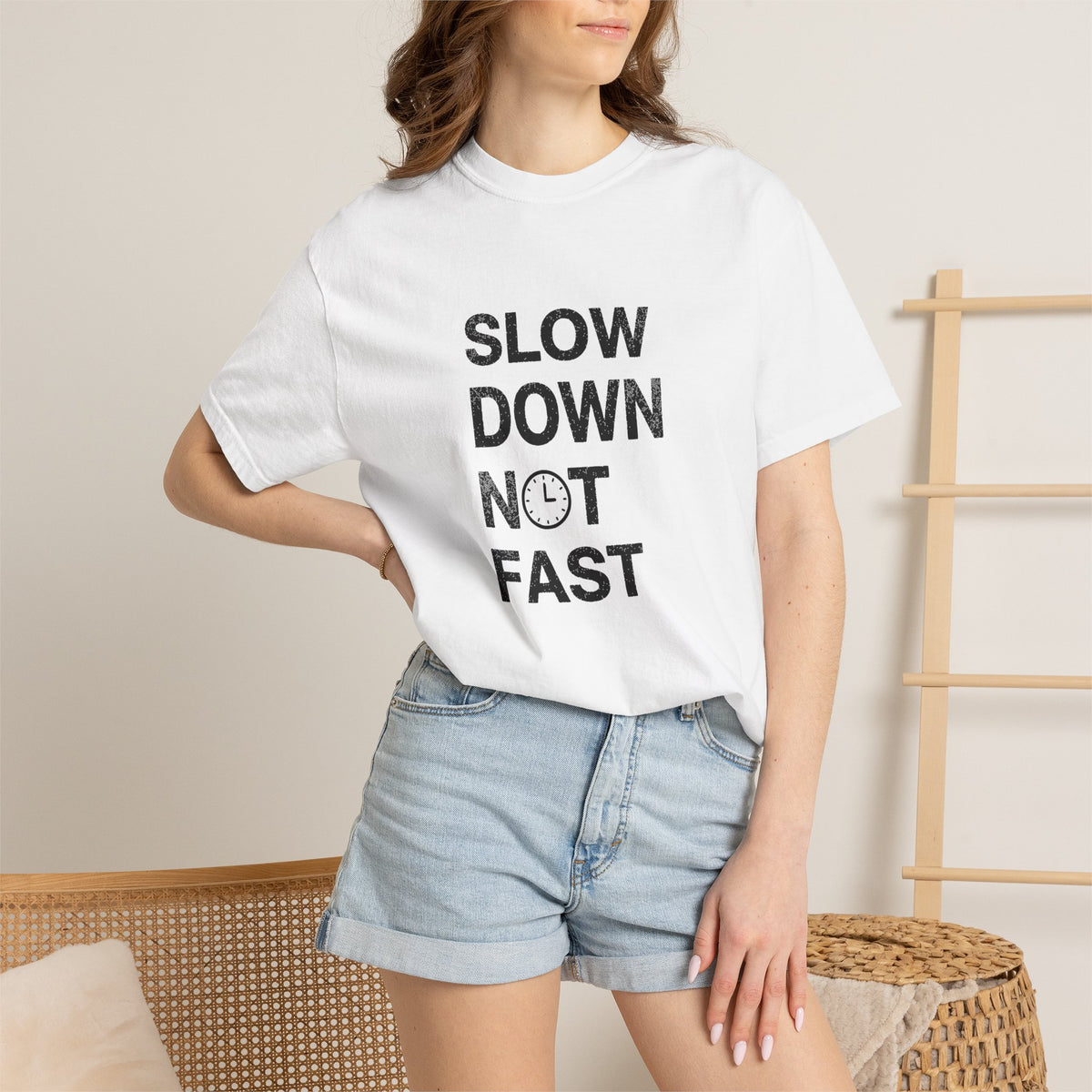 Slow Down, Not Fast tee