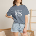 Soft hours together in ICN, Seoul airport, South Korea tee