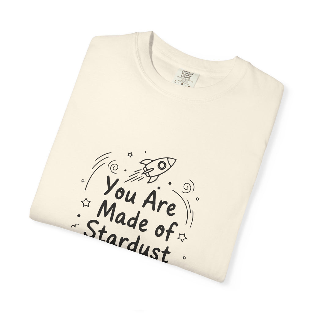 You Are Made of Stardust Inspirational Kids Galaxy Tee