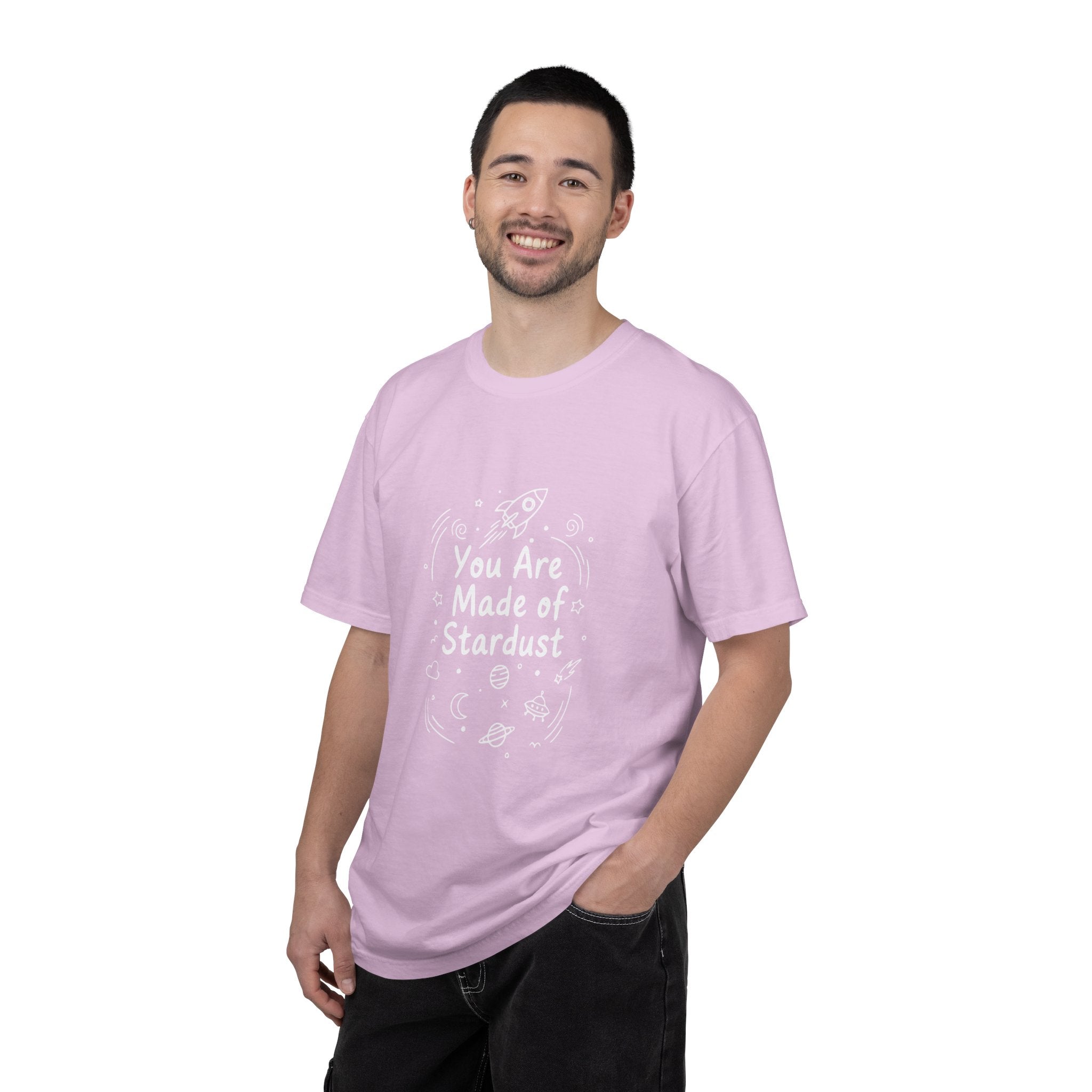 You Are Made of Stardust Inspirational Kids Galaxy Tee