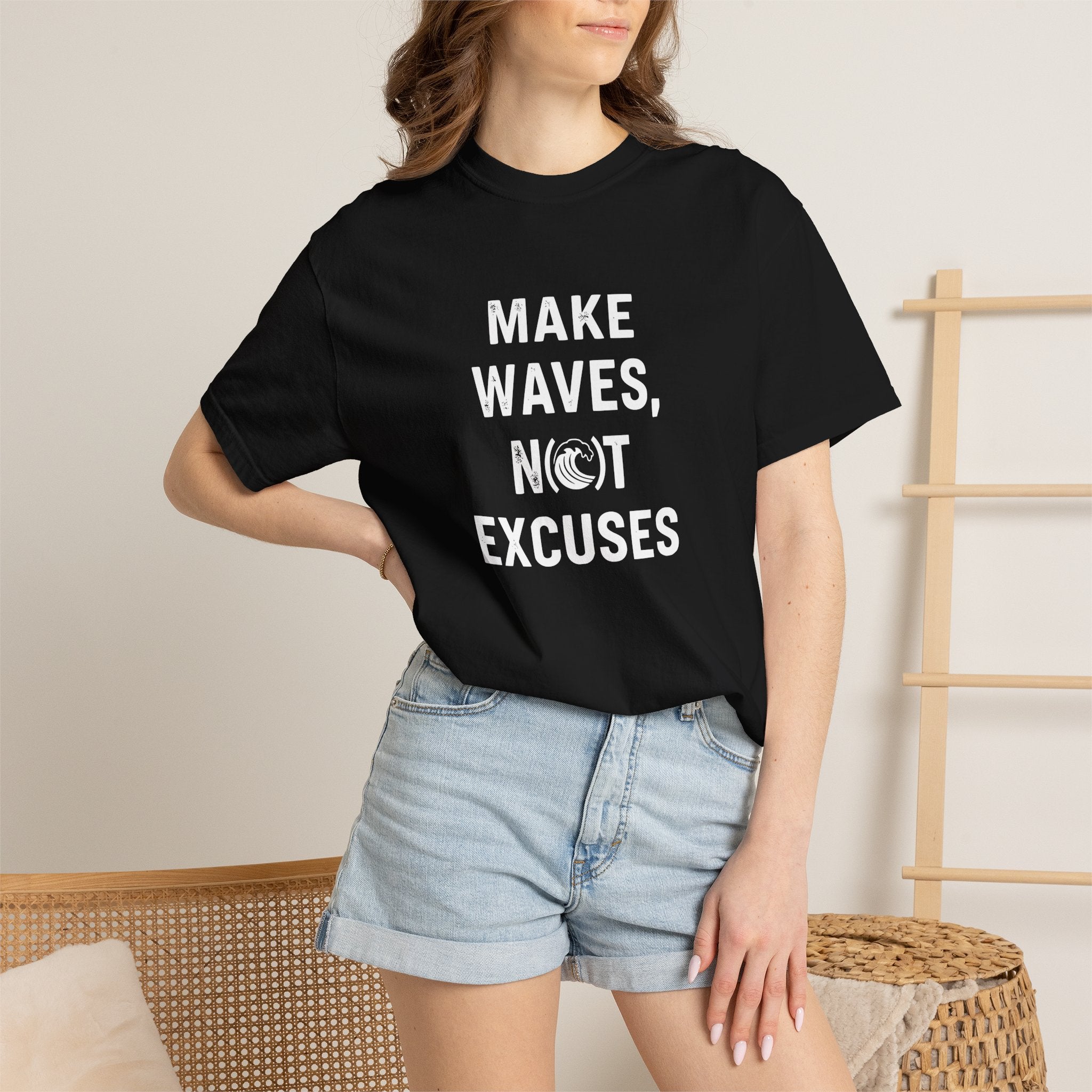 Make Waves, Not Excuses tee