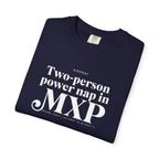 Two-person power nap in MXP airport, Milan, Italia tee