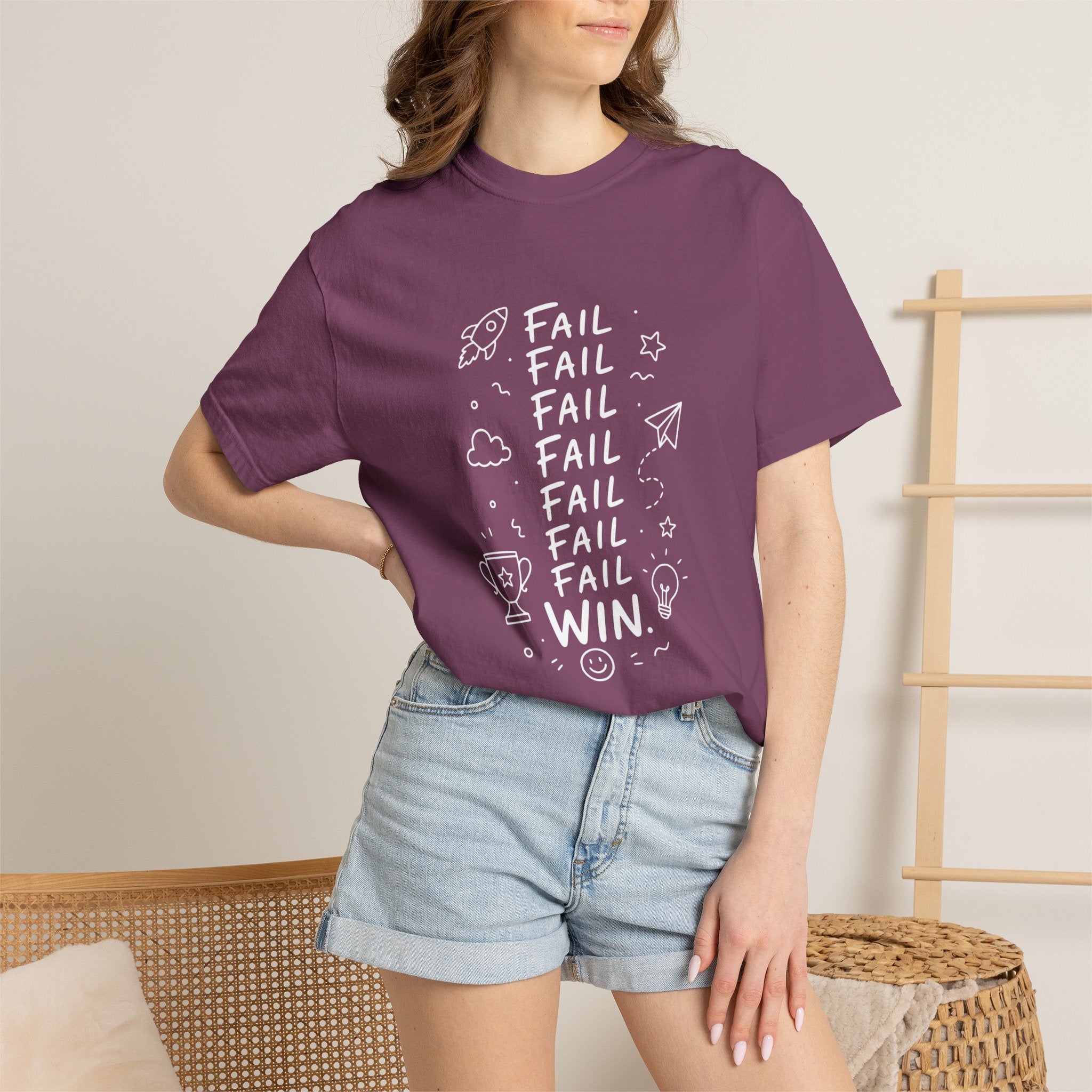 Fail, Fail, Fail, Fail, Fail, Fail, Win tee