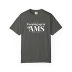 Cozying up in AMS airport, Amsterdam, Netherlands tee