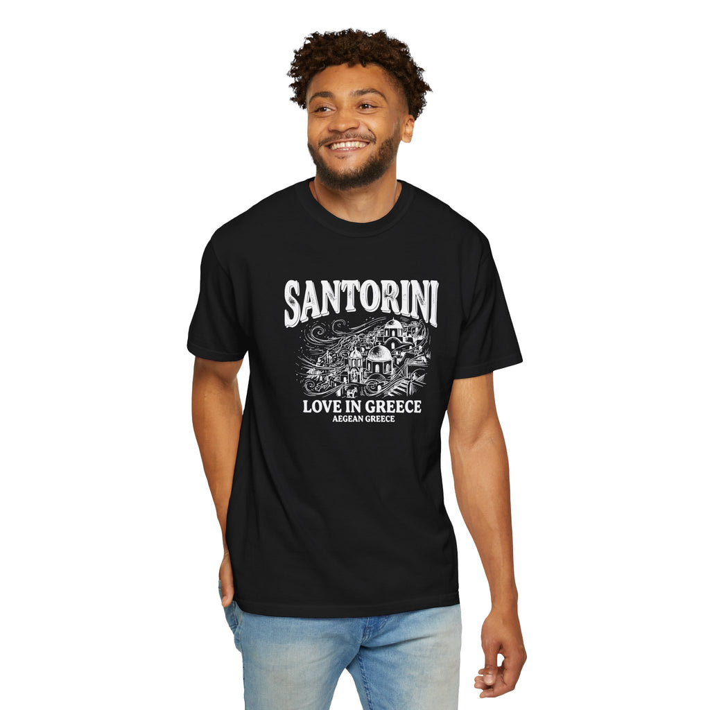 Santorini, Love in Greece tee