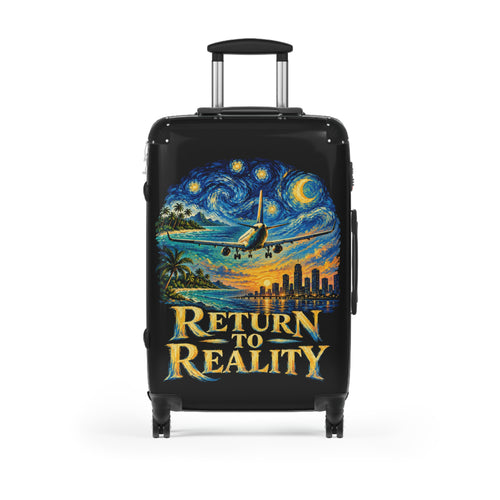 'Return to Reality' Travel Carry-On with Van Gogh Night Sky