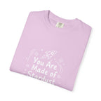 You Are Made of Stardust Inspirational Kids Galaxy Tee