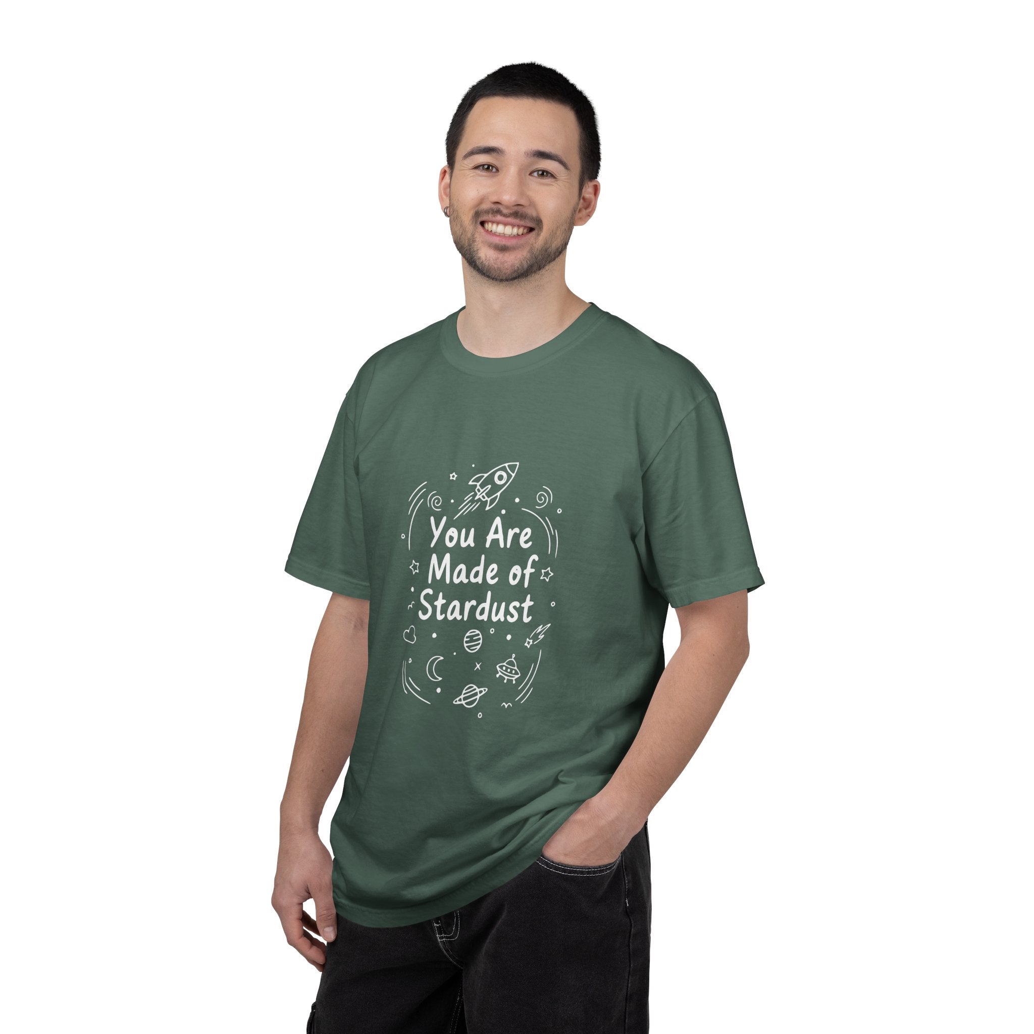 You Are Made of Stardust Inspirational Kids Galaxy Tee