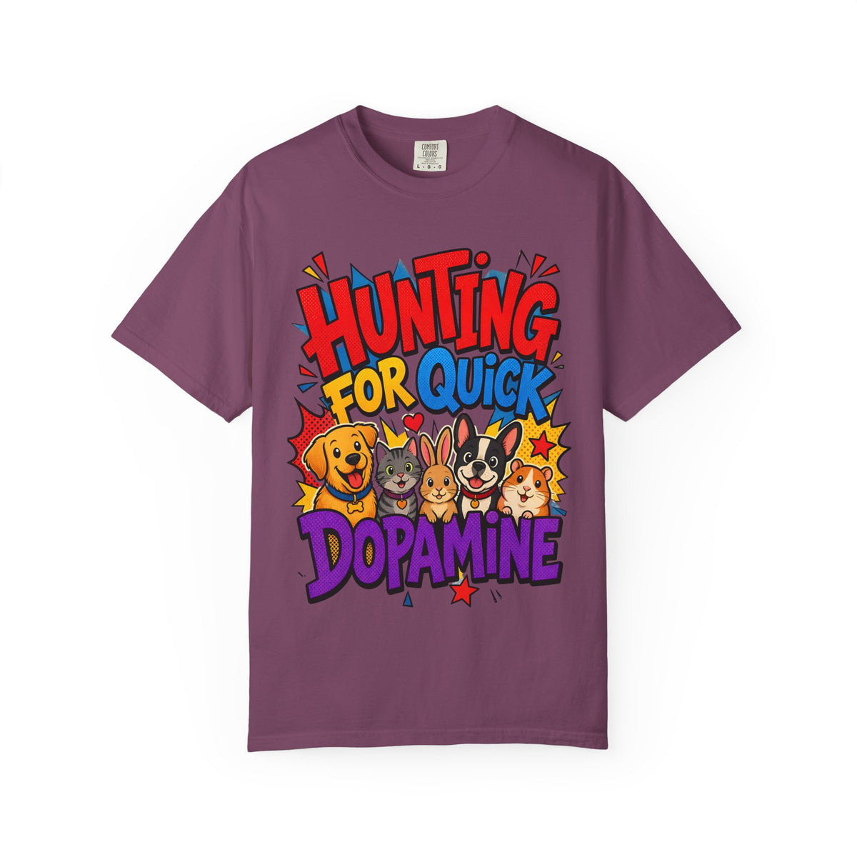 Cute Cartoon Pets Graphic Tee