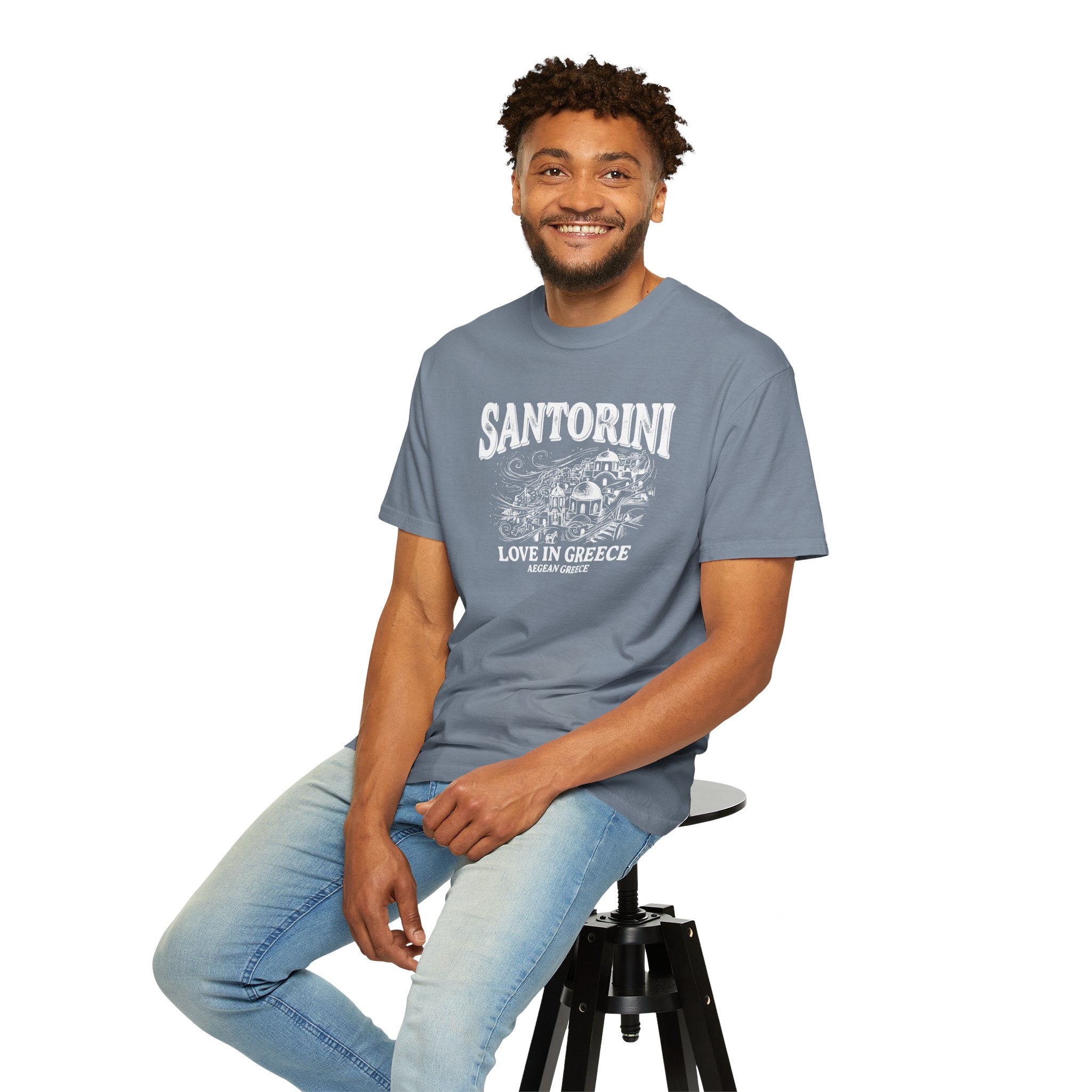 Santorini, Love in Greece tee
