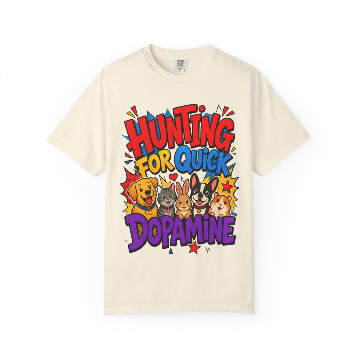 Cute Cartoon Pets Graphic Tee