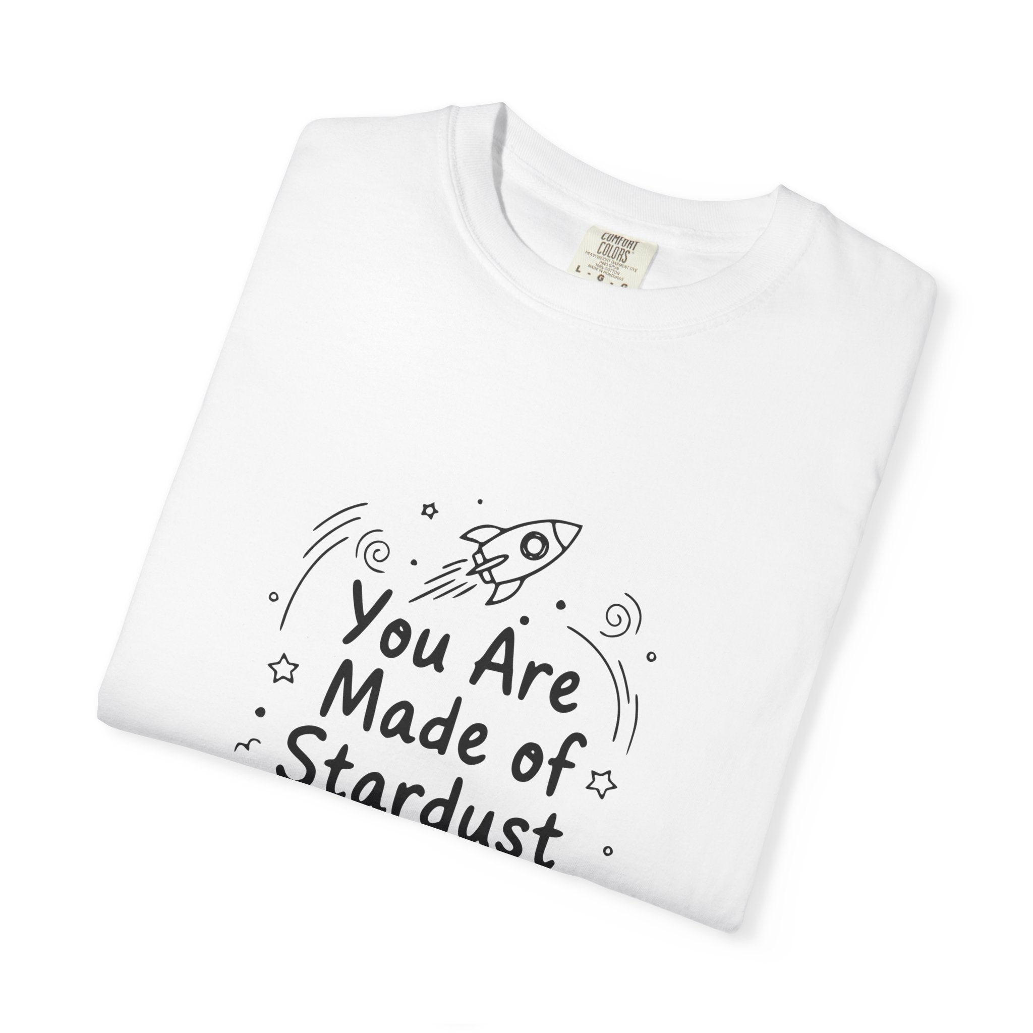 You Are Made of Stardust Inspirational Kids Galaxy Tee