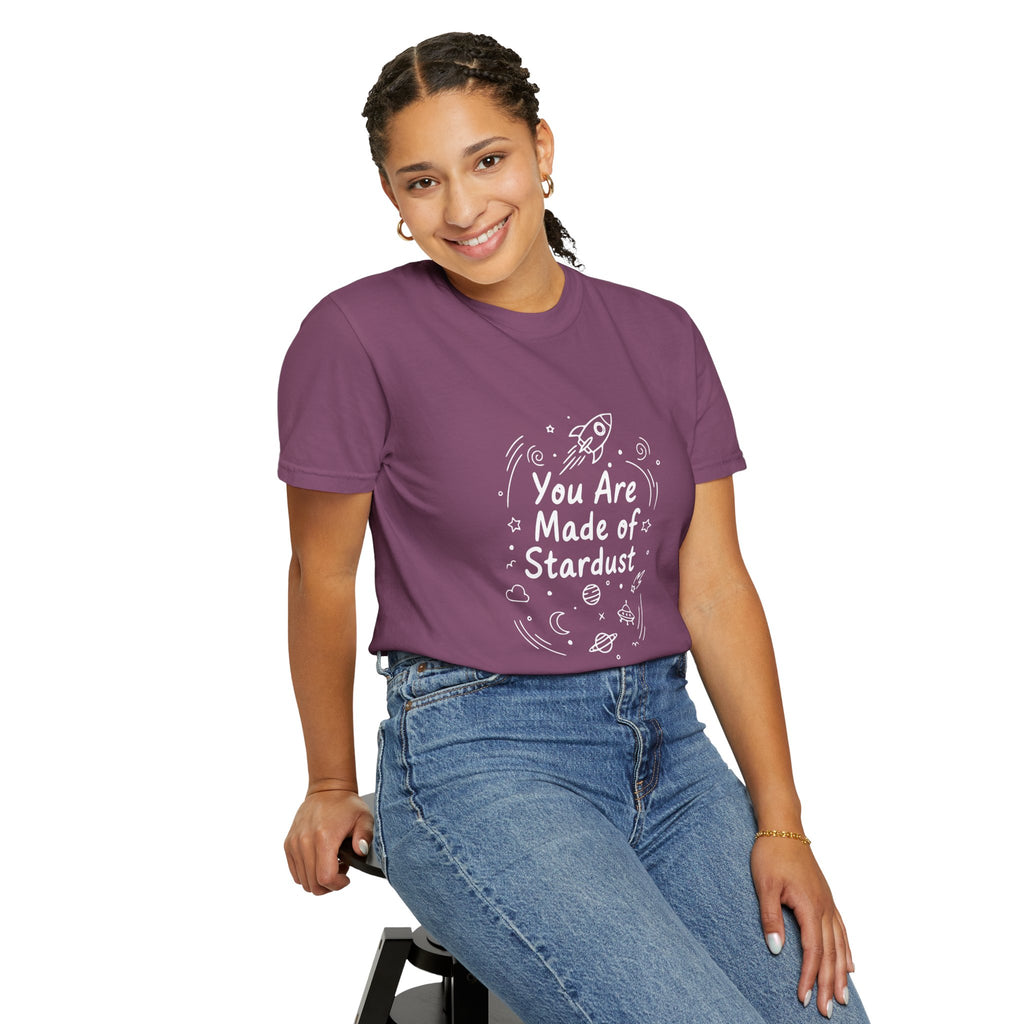 You Are Made of Stardust Inspirational Kids Galaxy Tee