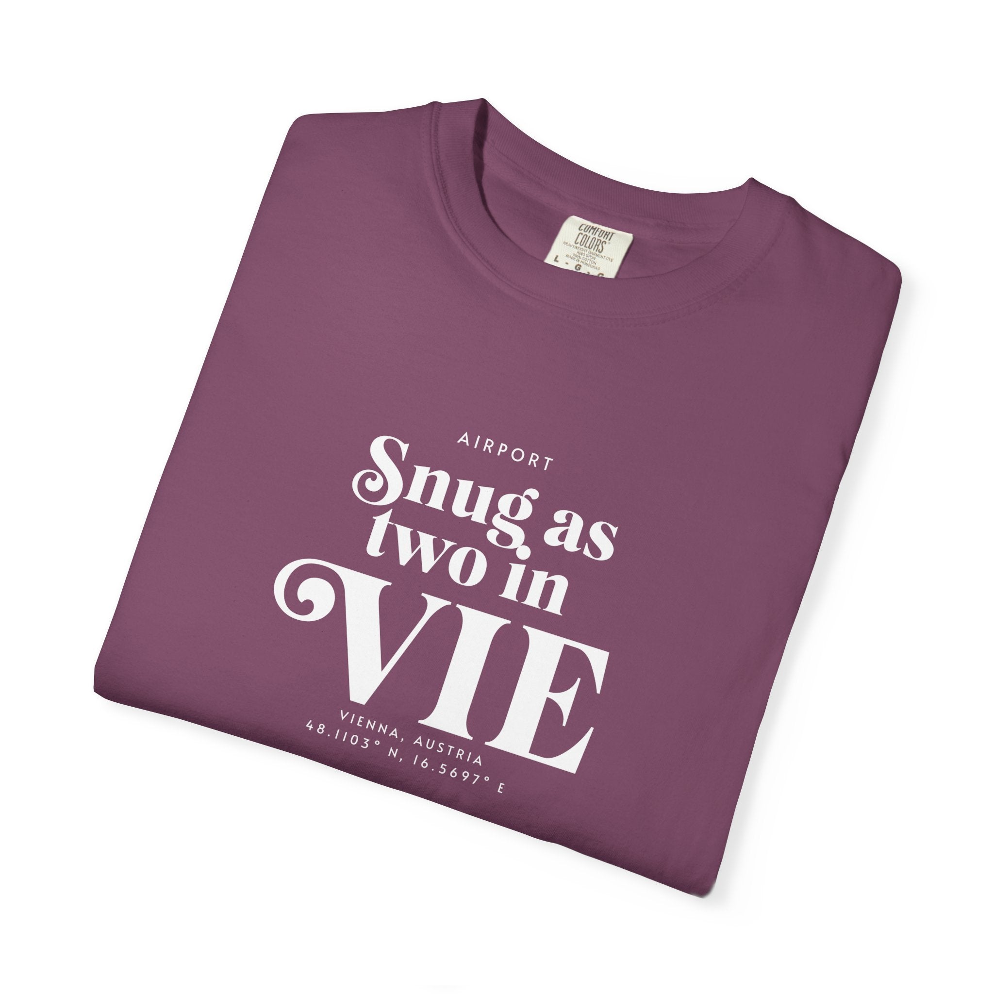 Snug as Two in VIE airport, Vienna, Austria tee