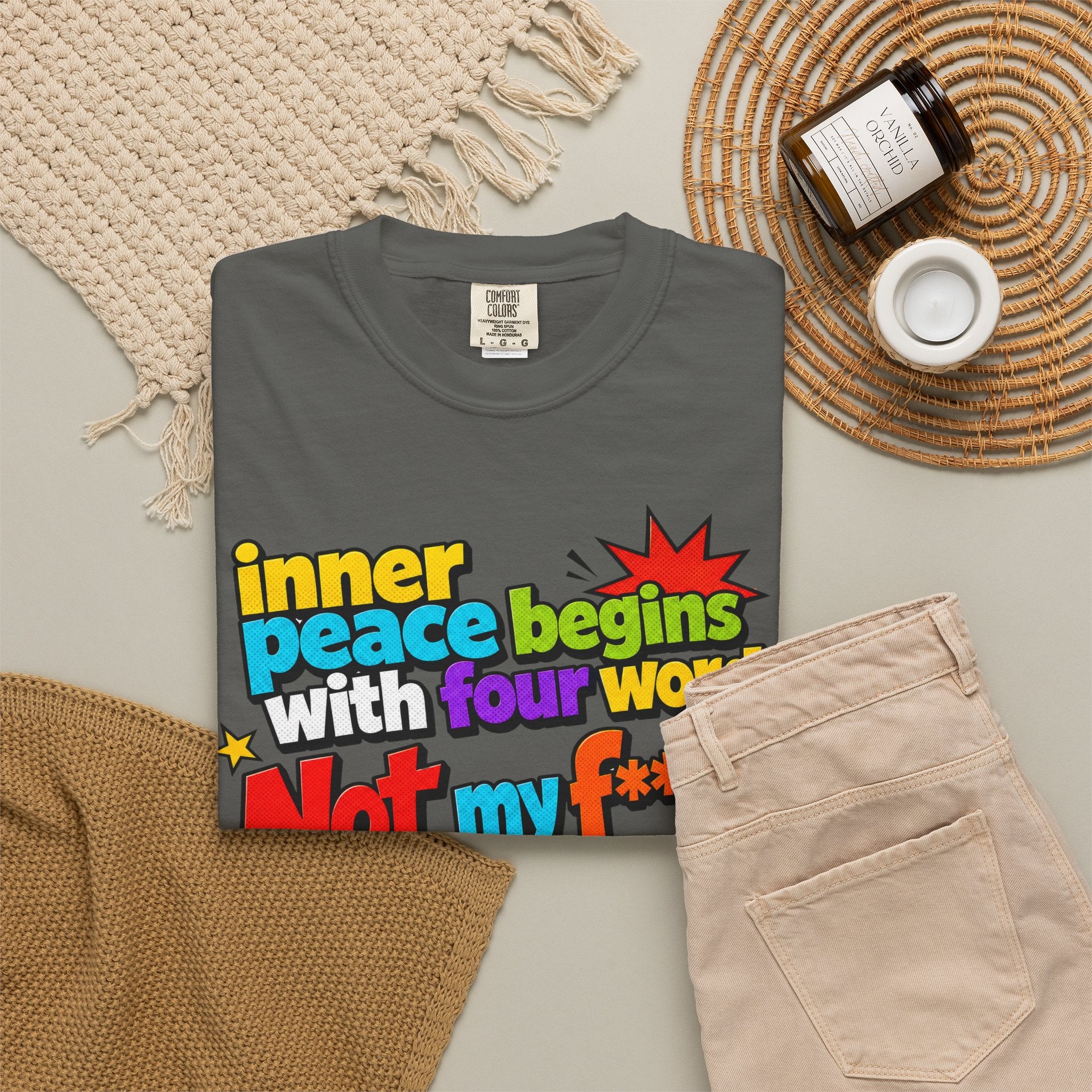 Inner peace adult humor Tee