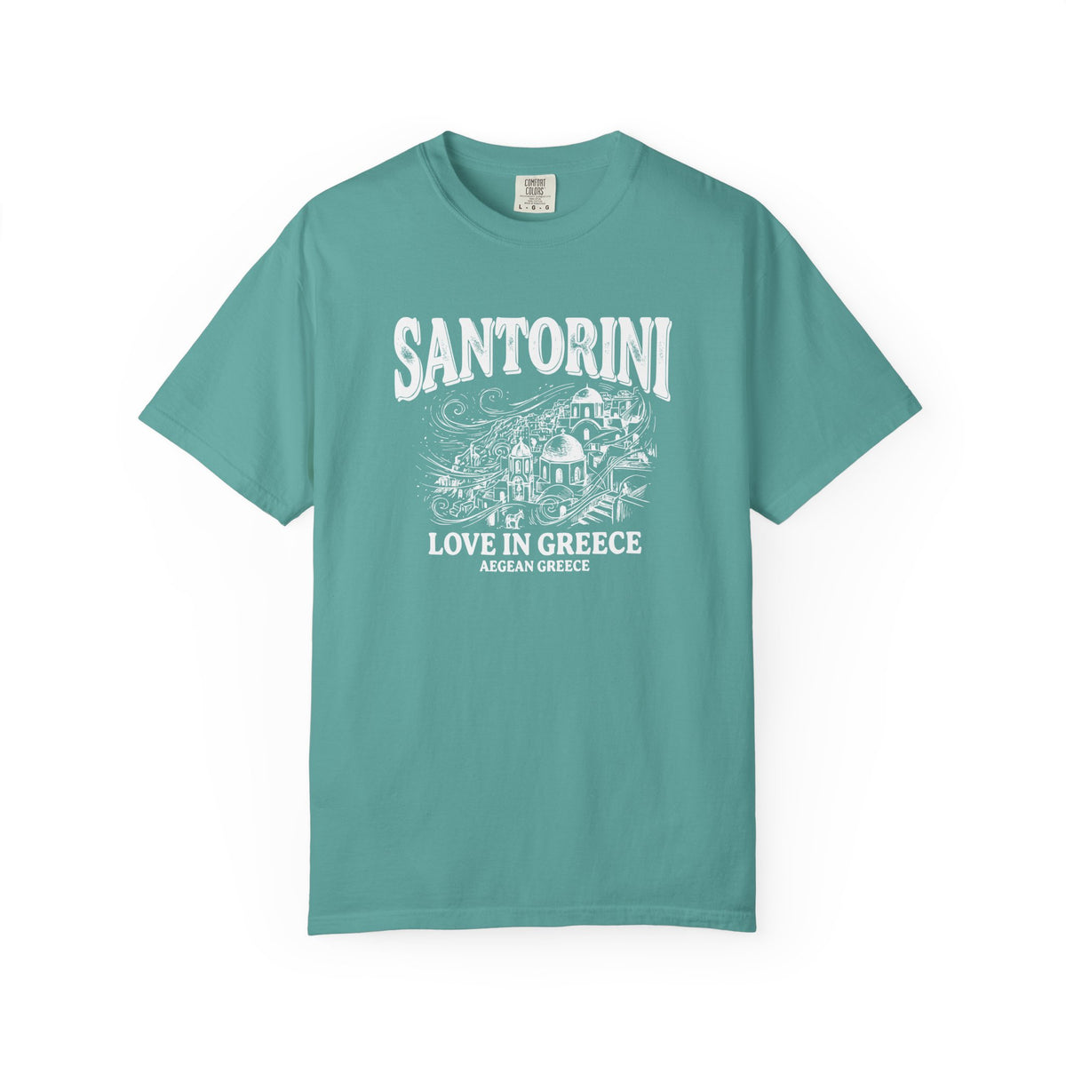 Santorini, Love in Greece tee