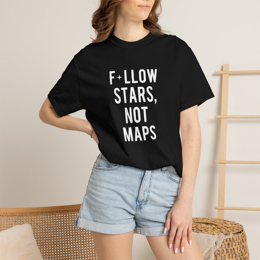 F*llow Stars, No Maps tee
