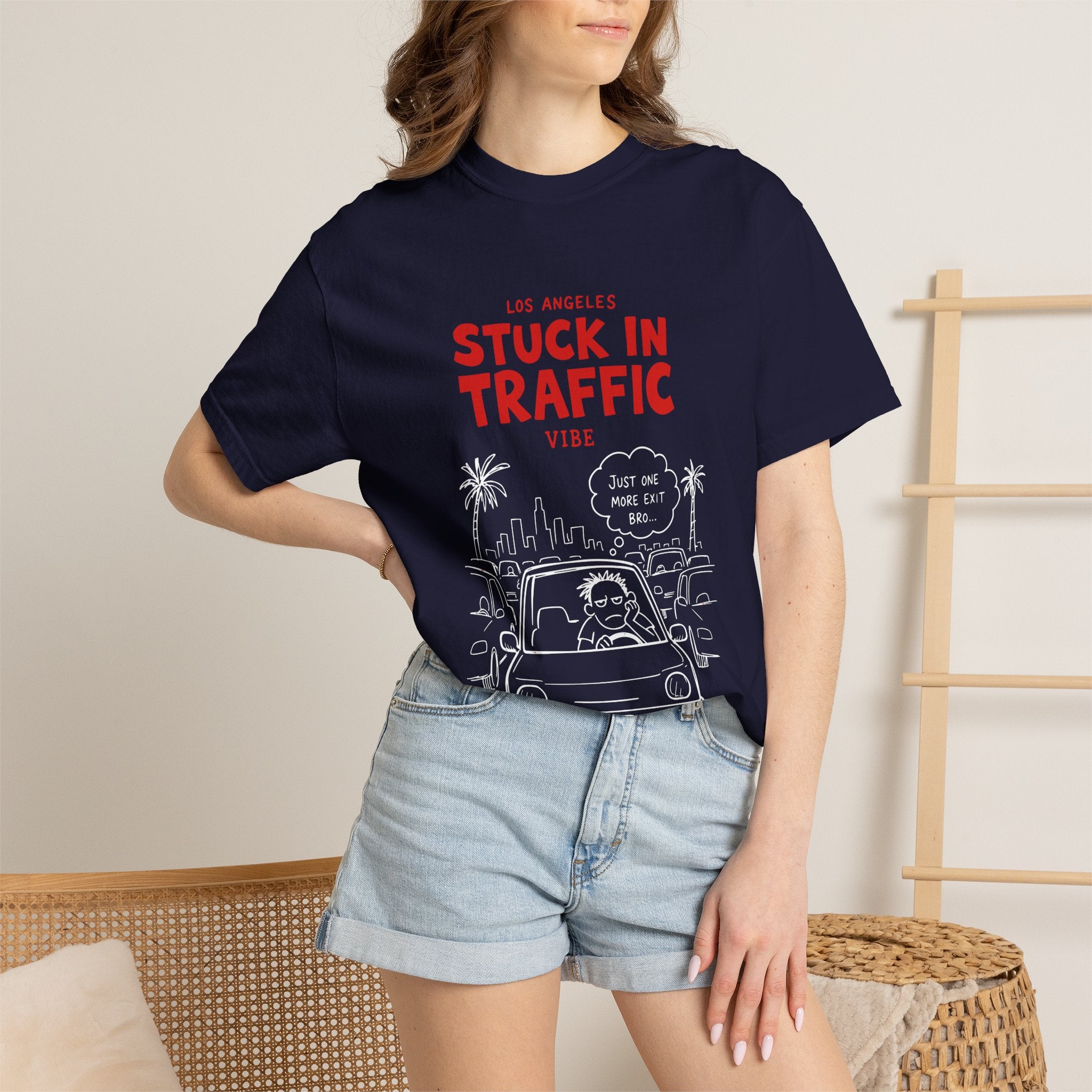 Los Angeles Stuck In Traffic Vibe Tee