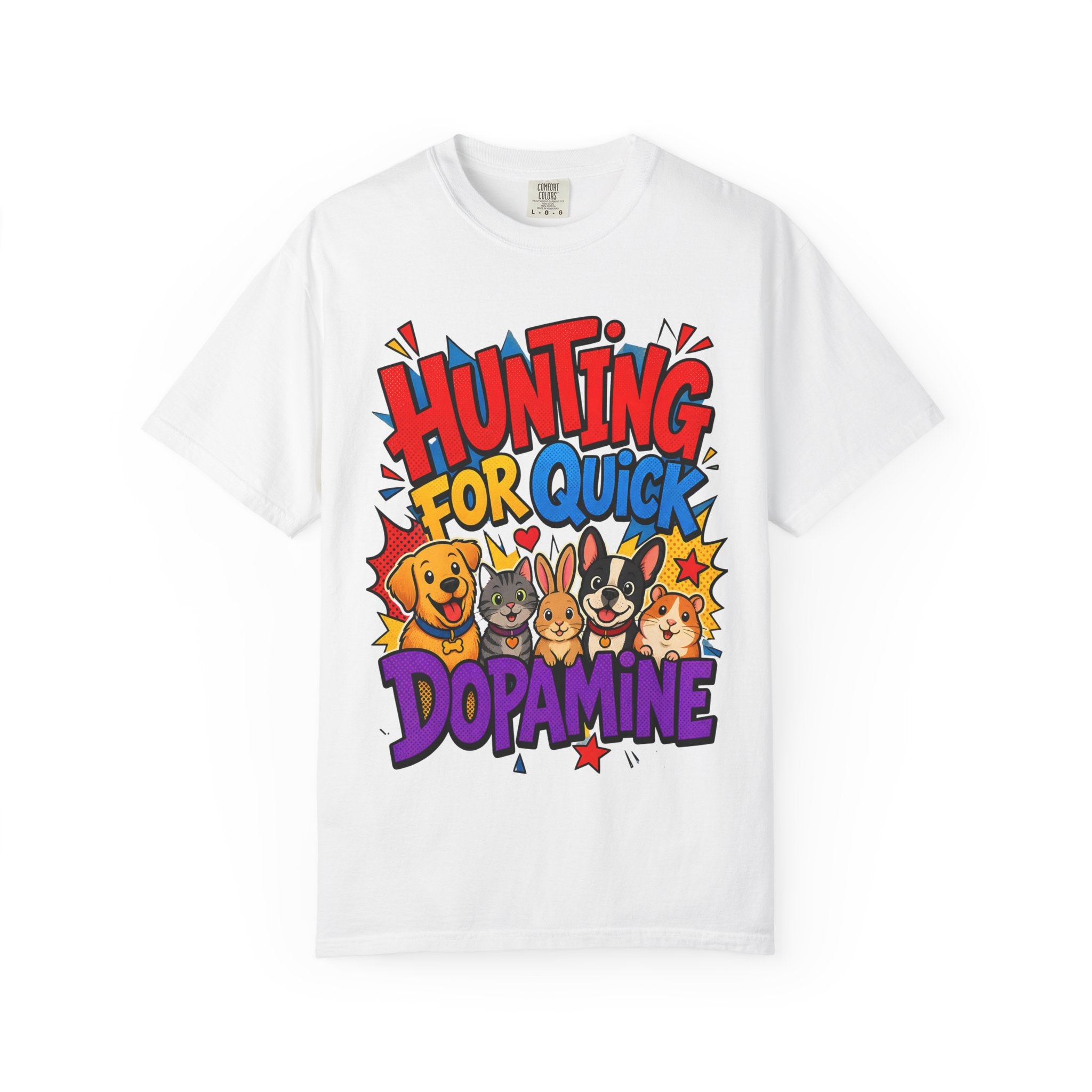 Cute Cartoon Pets Graphic Tee