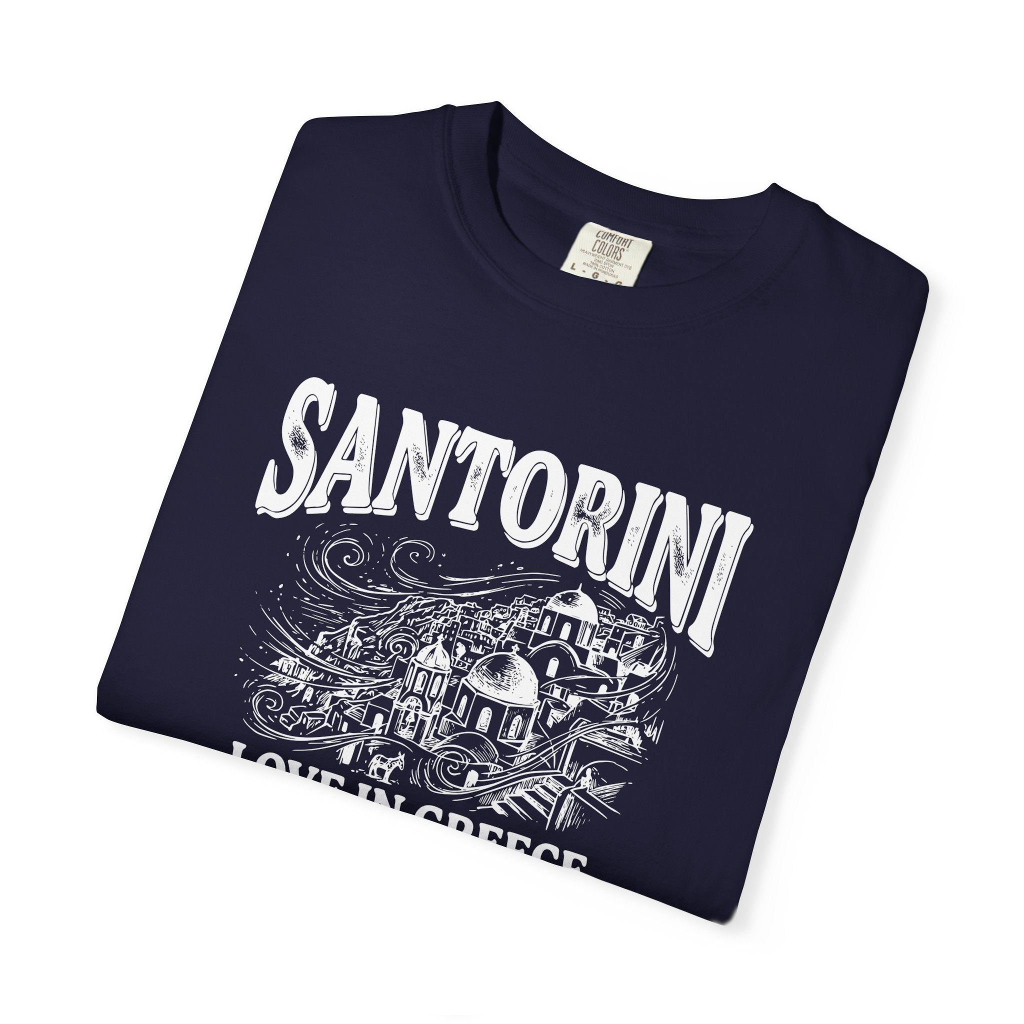 Santorini, Love in Greece tee