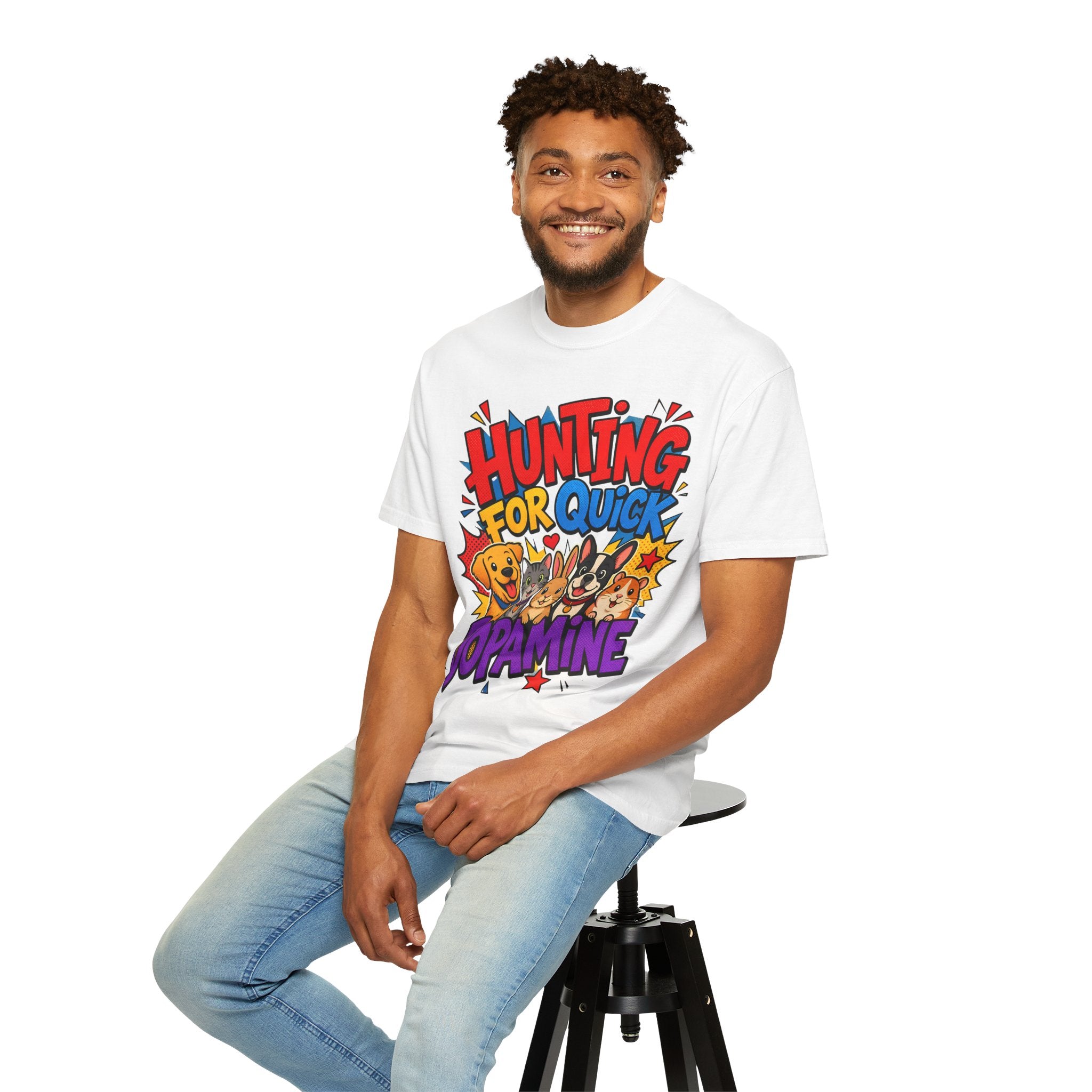 Cute Cartoon Pets Graphic Tee