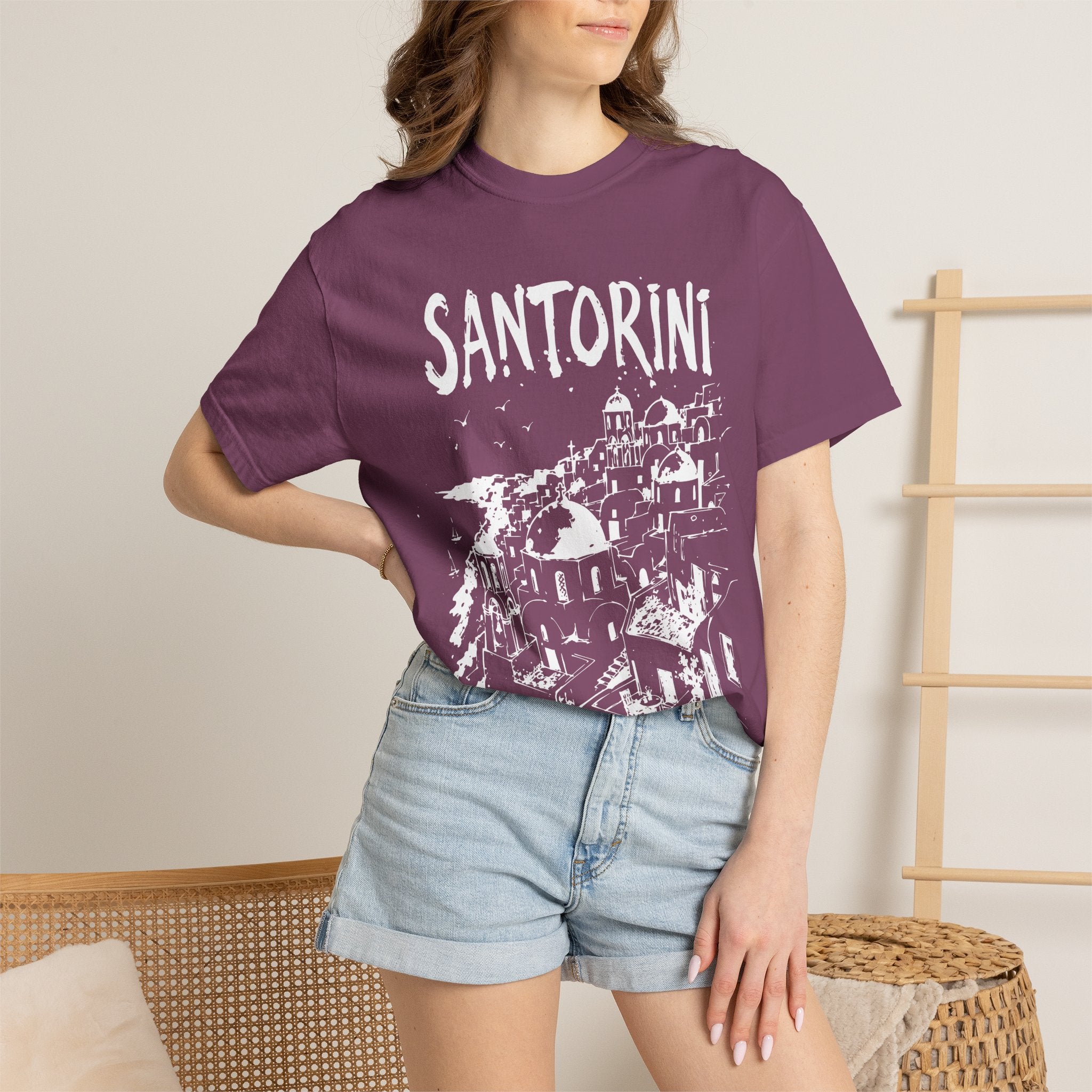 Santorini tee