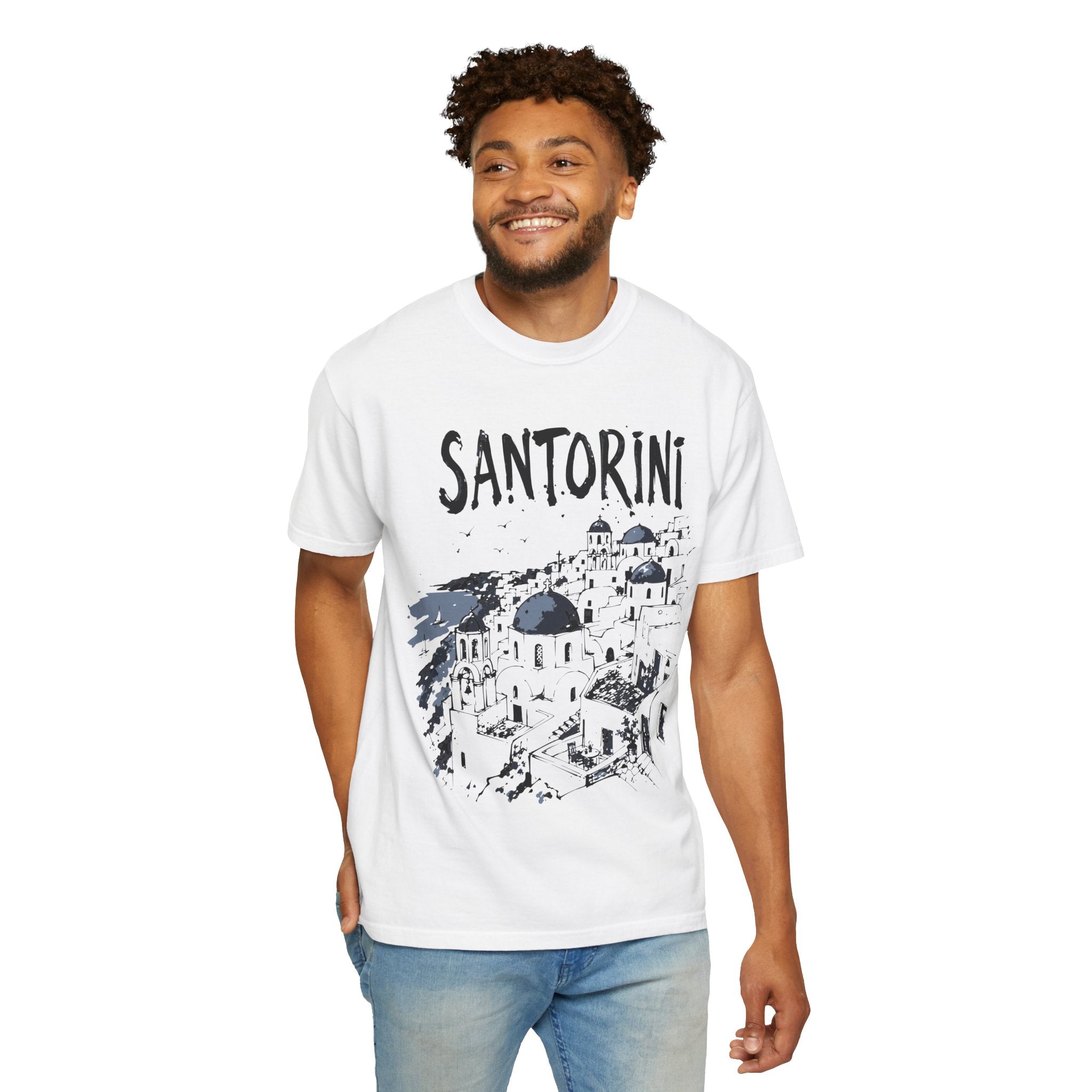 Santorini tee