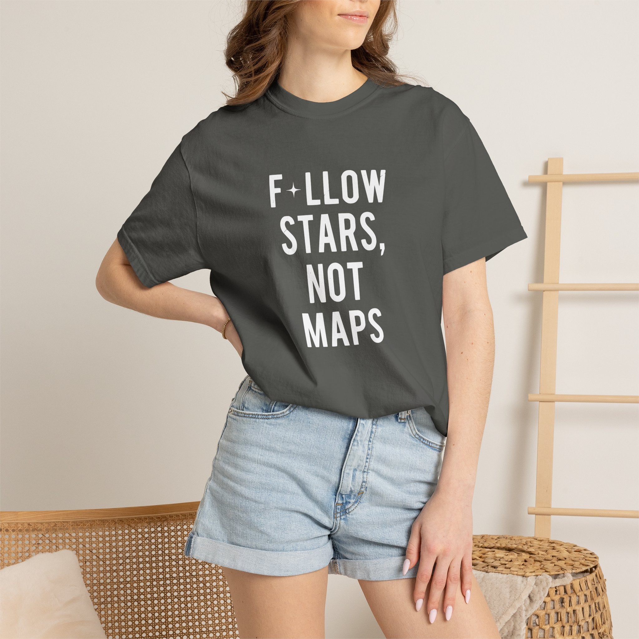 F*llow Stars, No Maps tee