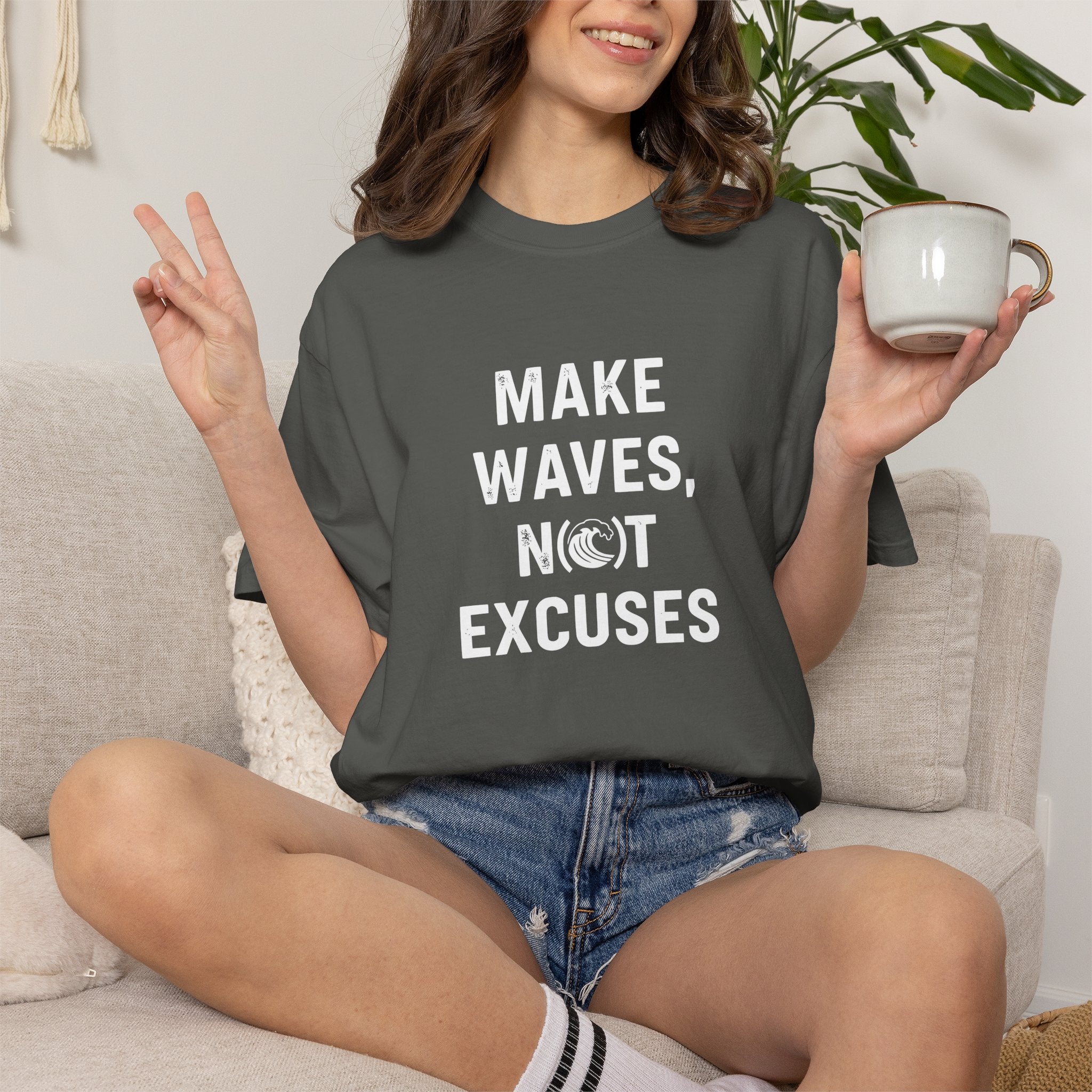 Make Waves, Not Excuses tee