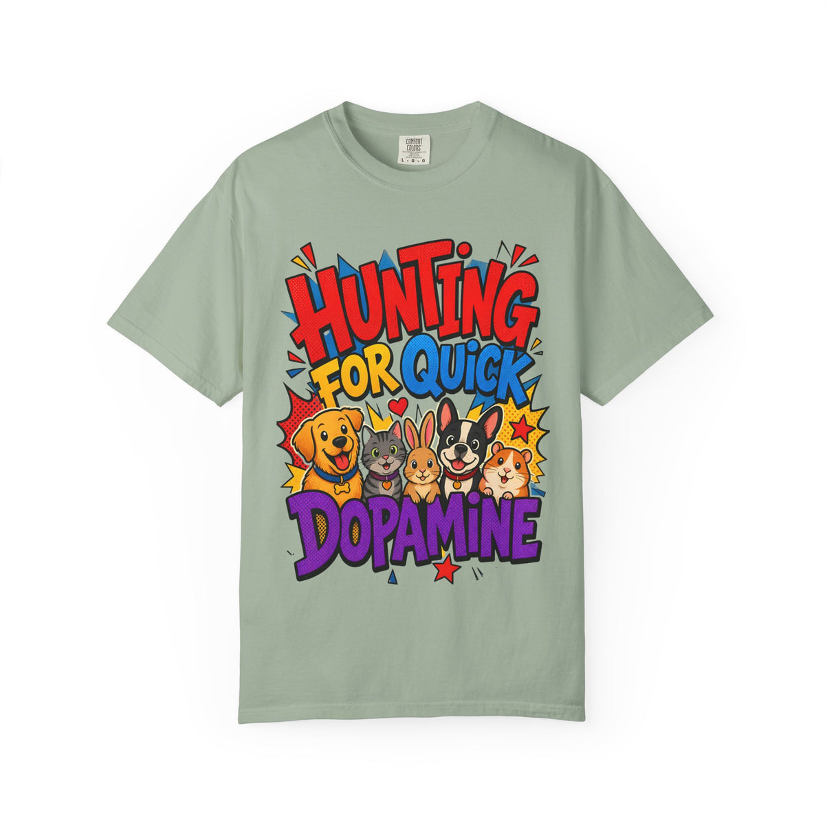 Cute Cartoon Pets Graphic Tee