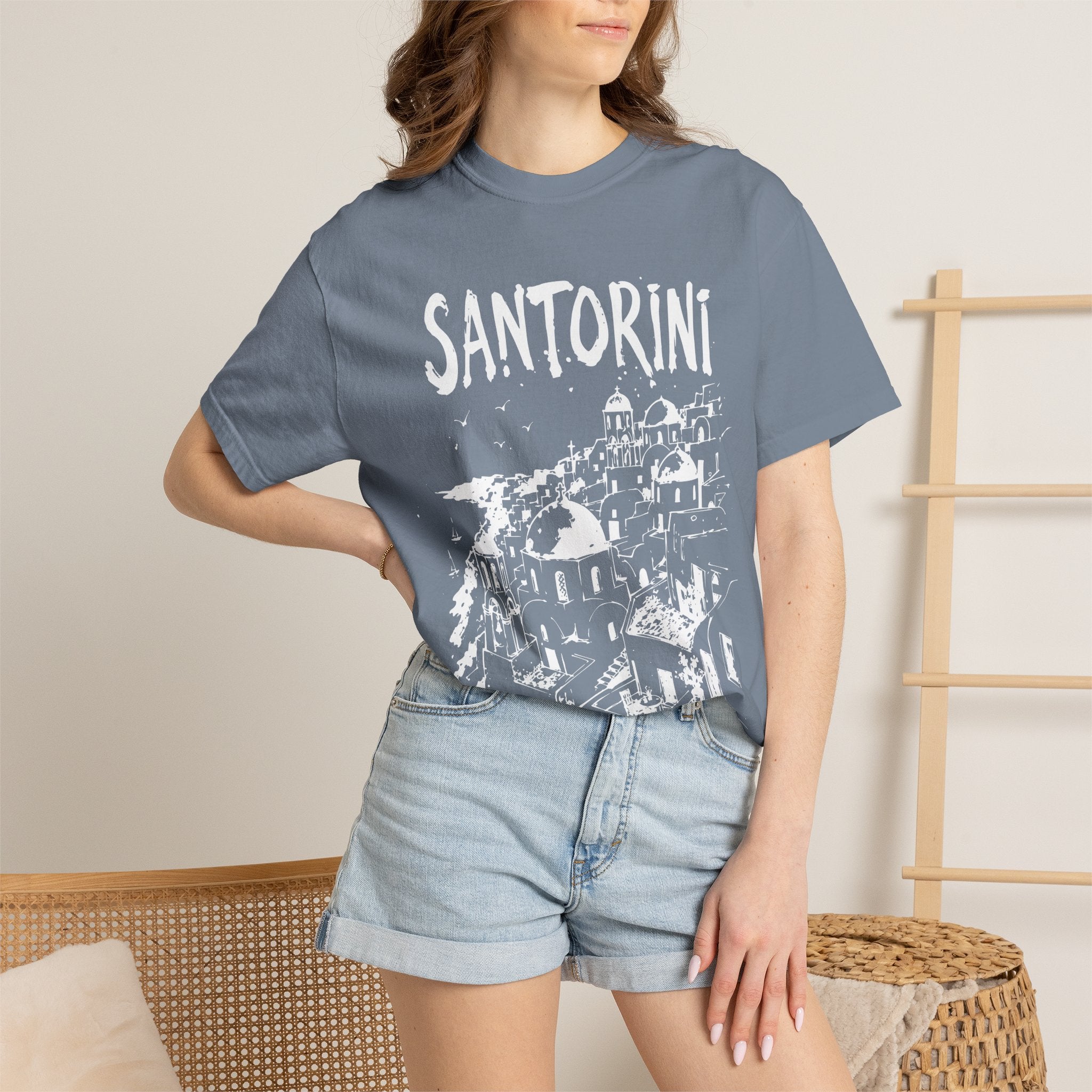 Santorini tee
