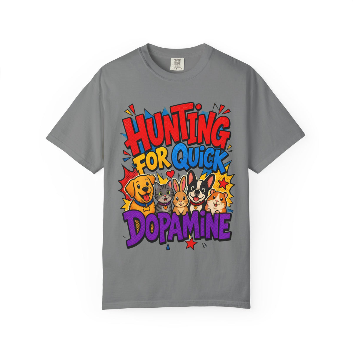 Cute Cartoon Pets Graphic Tee