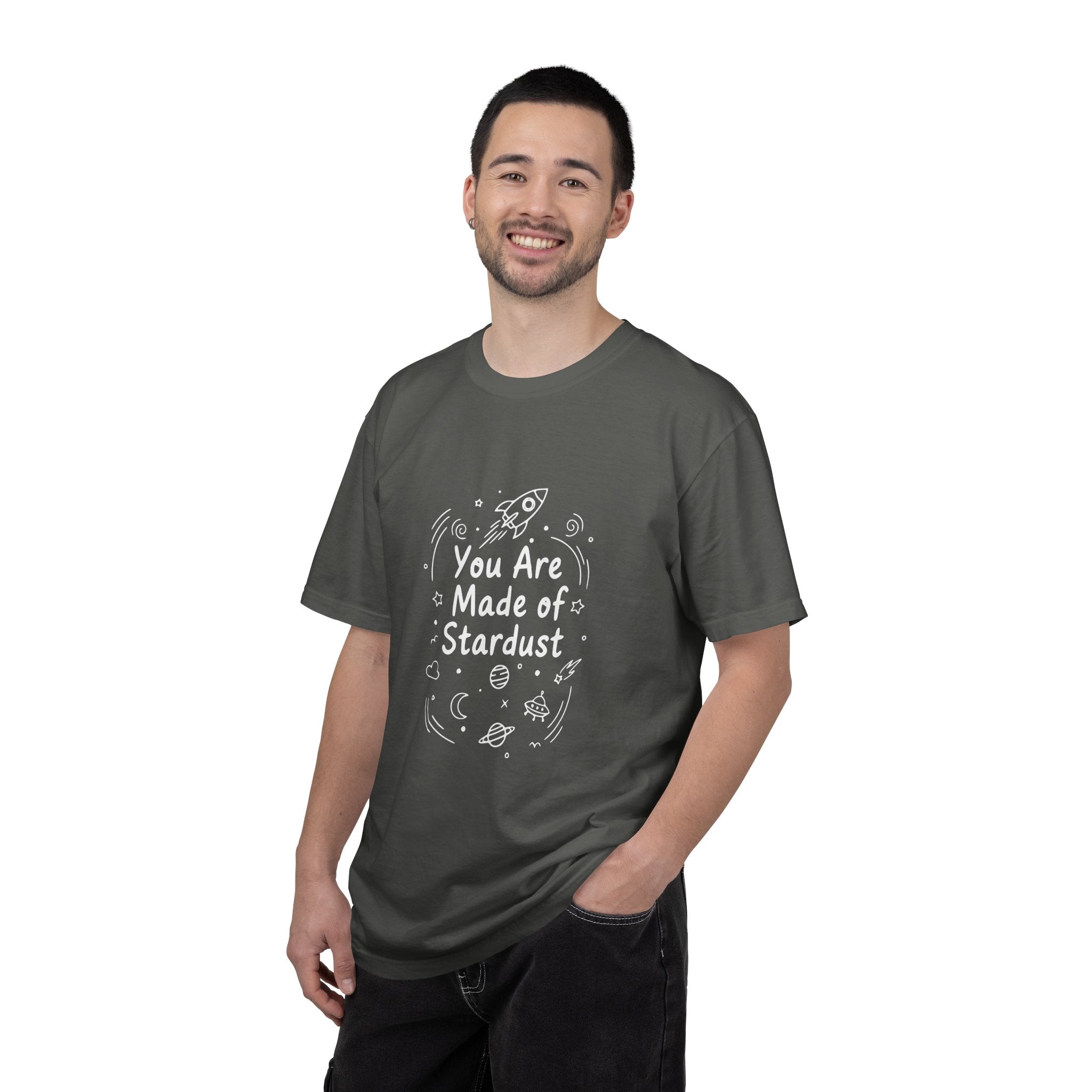 You Are Made of Stardust Inspirational Kids Galaxy Tee