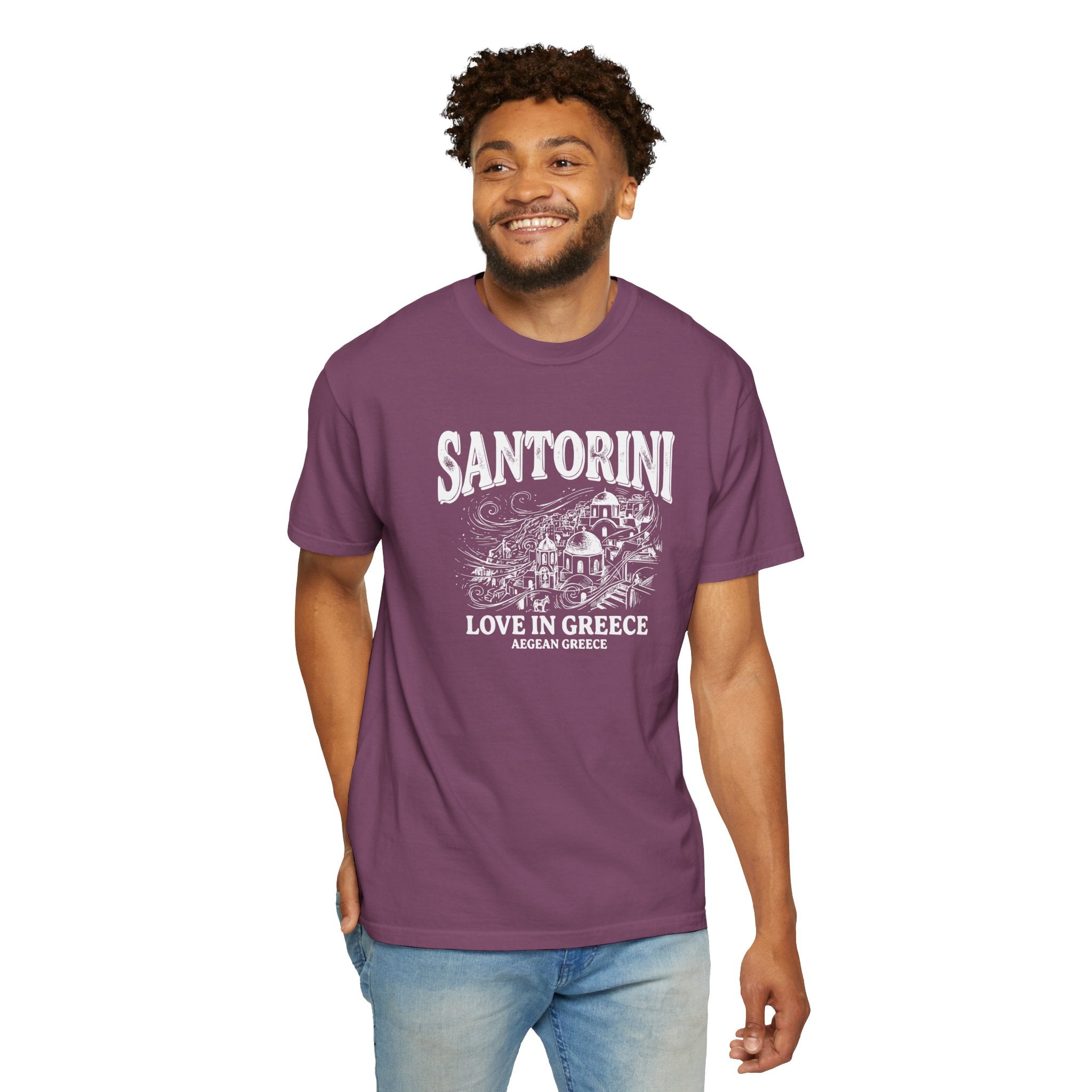 Santorini, Love in Greece tee