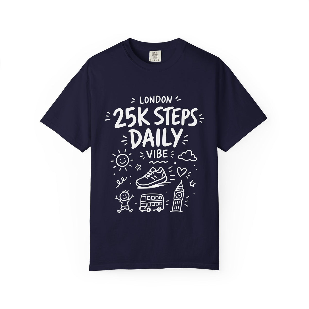 London 25k Steps Daily Vibe Tee