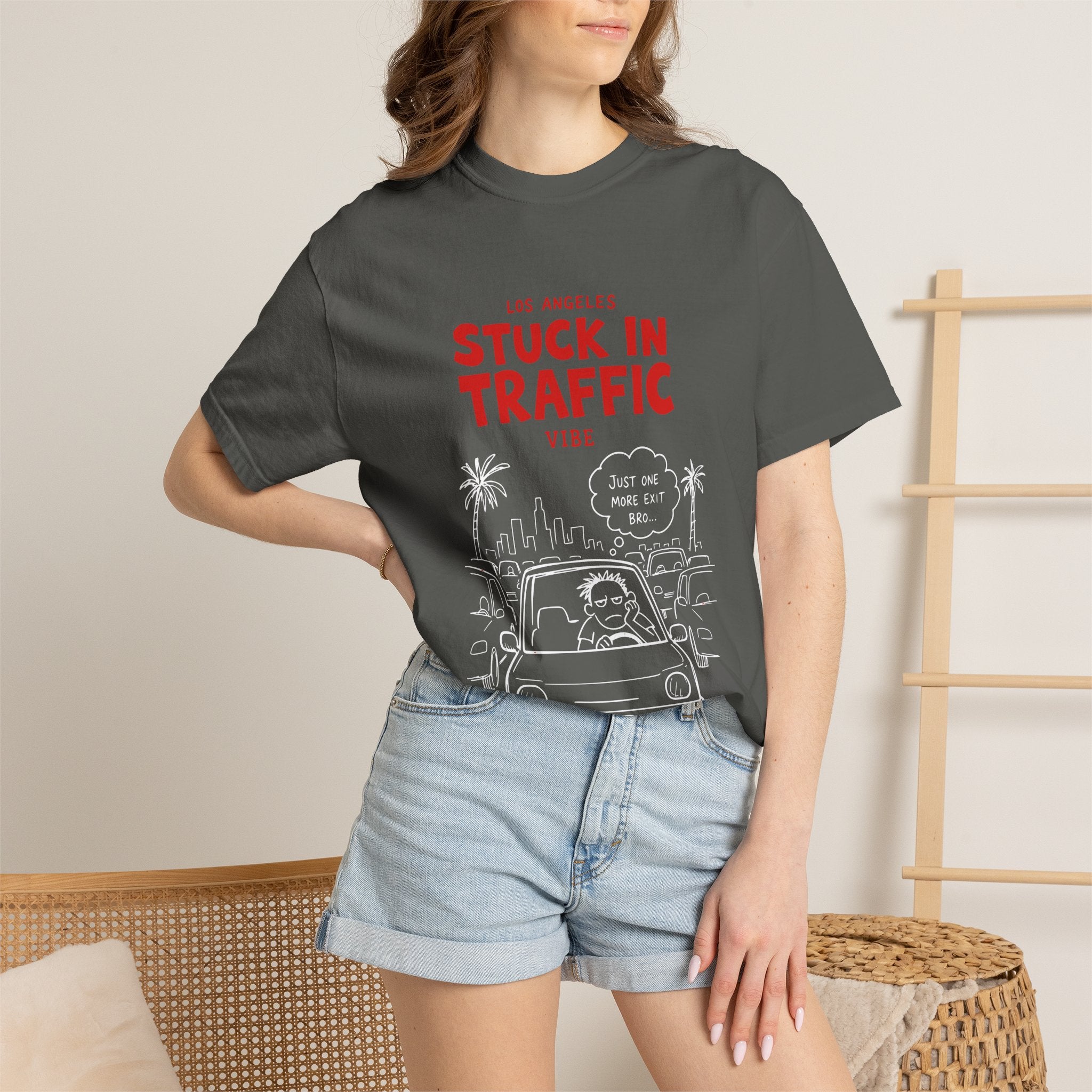 Los Angeles Stuck In Traffic Vibe Tee