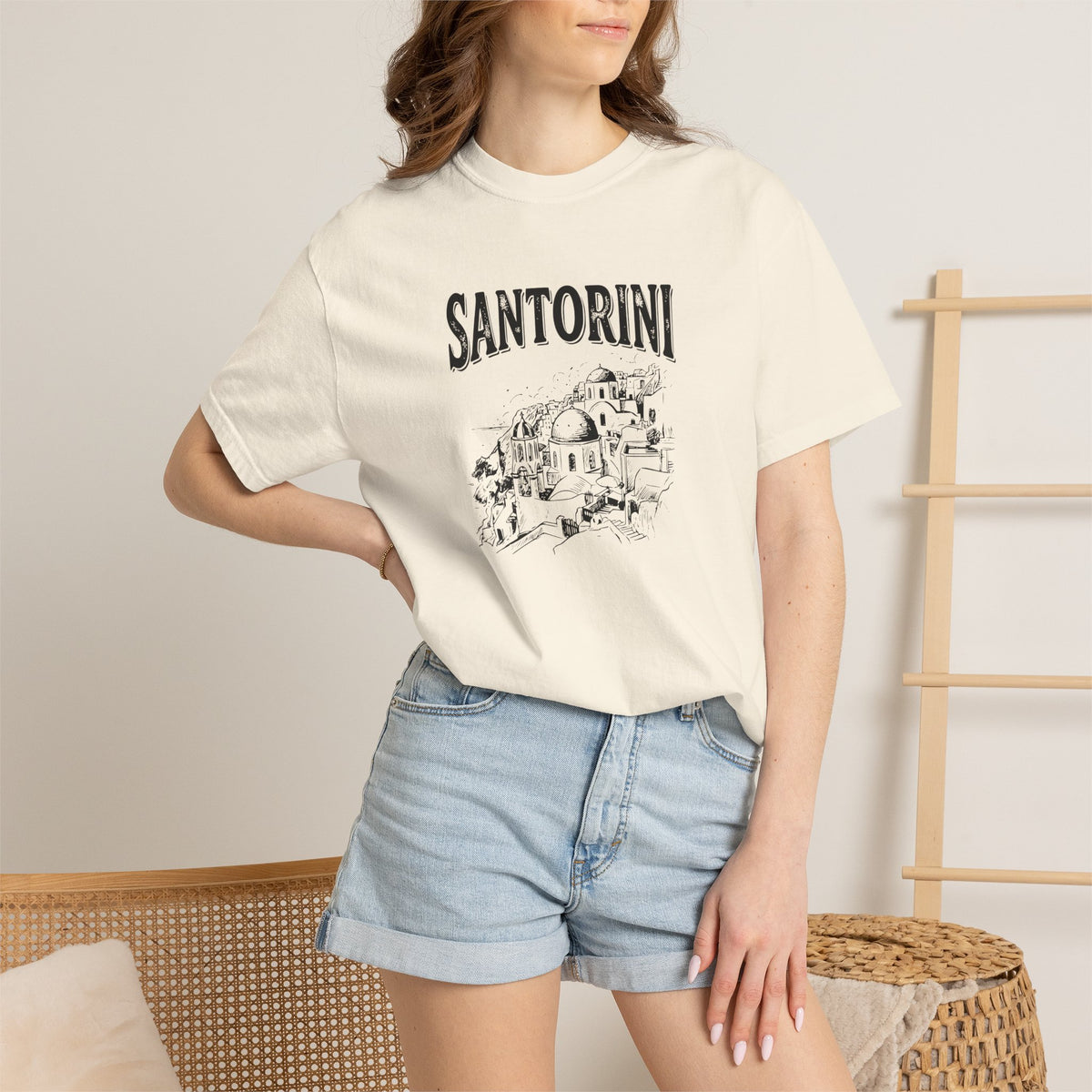 Santorini tee