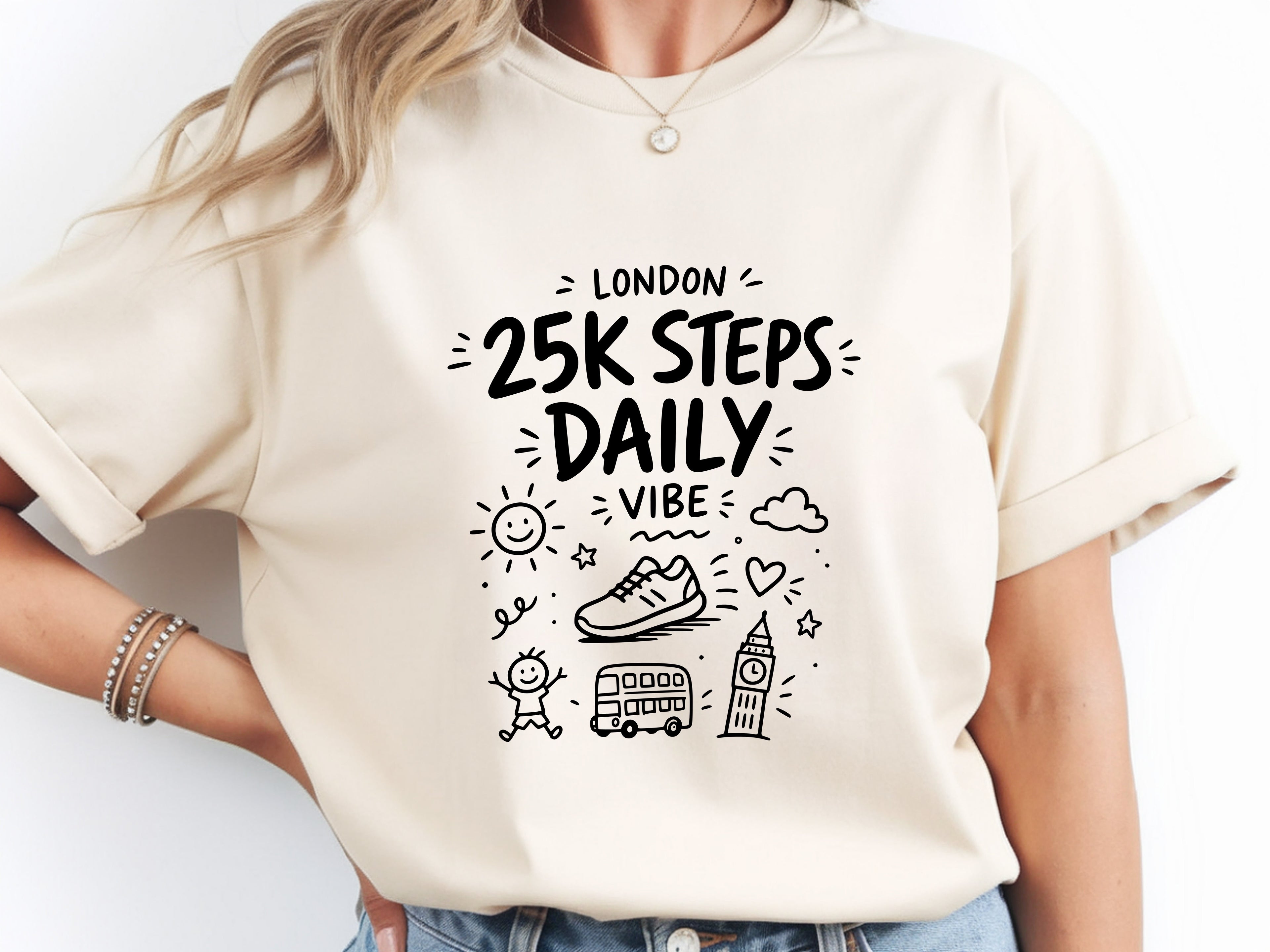 London 25k Steps Daily Vibe Tee