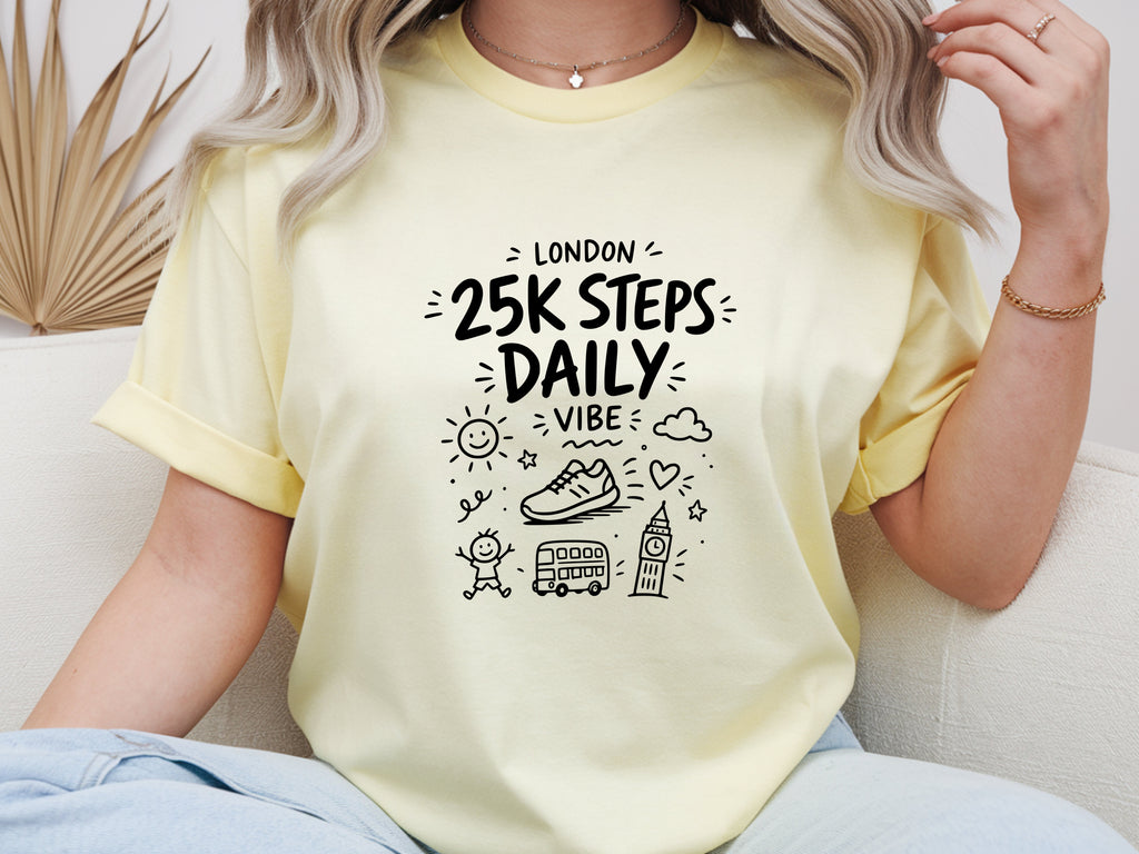 London 25k Steps Daily Vibe Tee