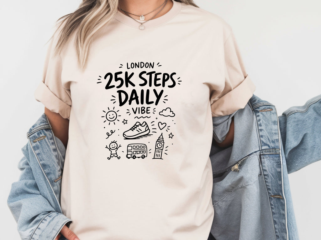 London 25k Steps Daily Vibe Tee