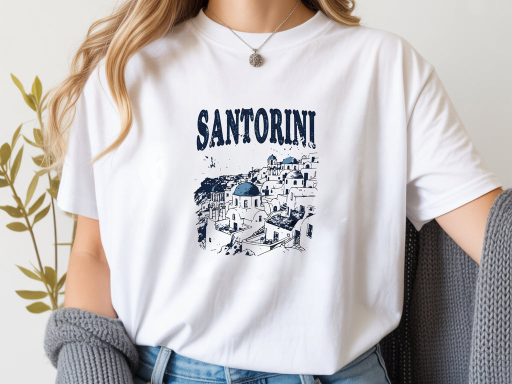 Santorini tee