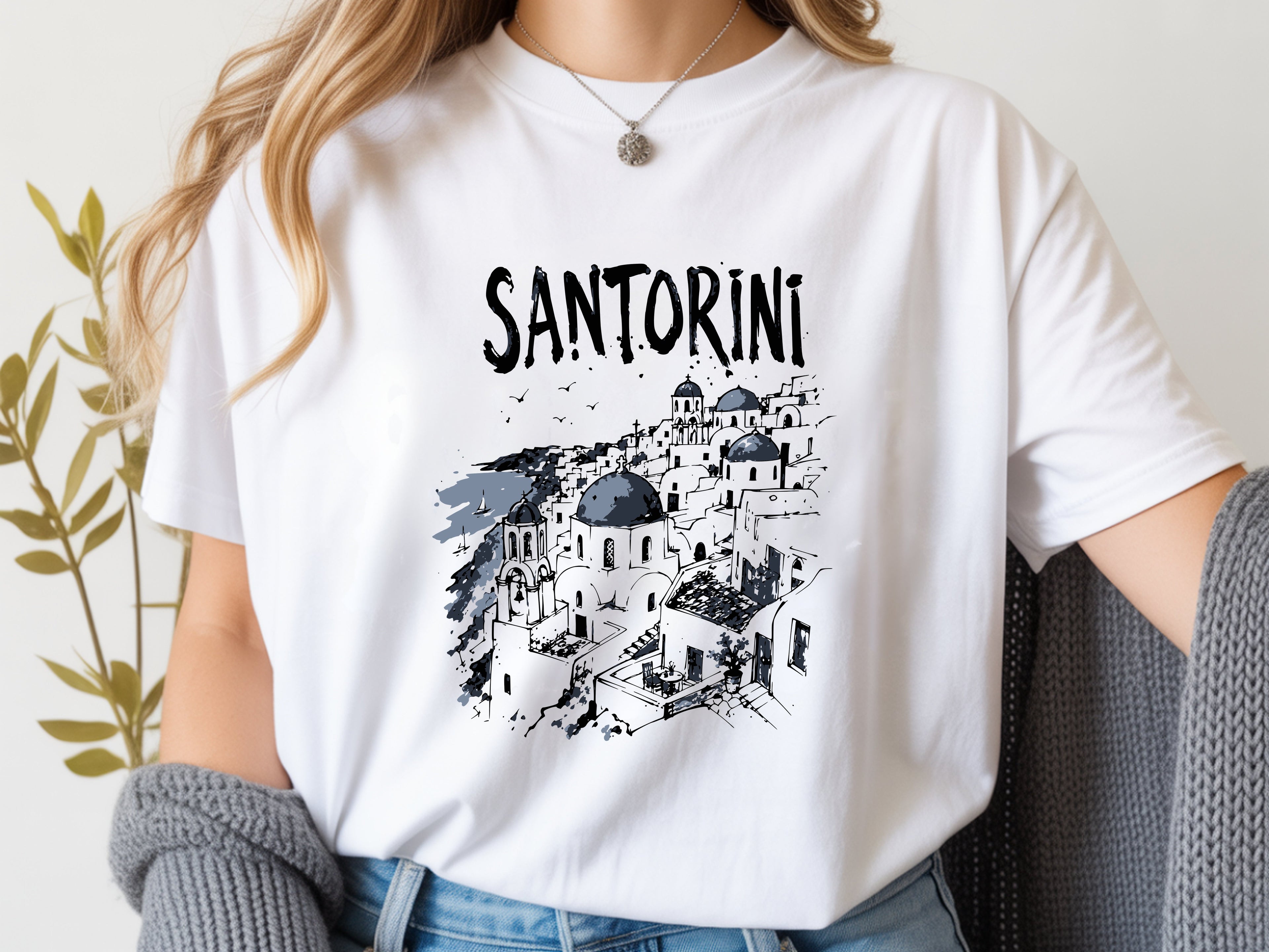 Santorini tee