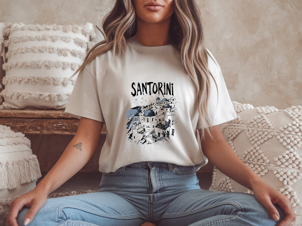 Santorini tee