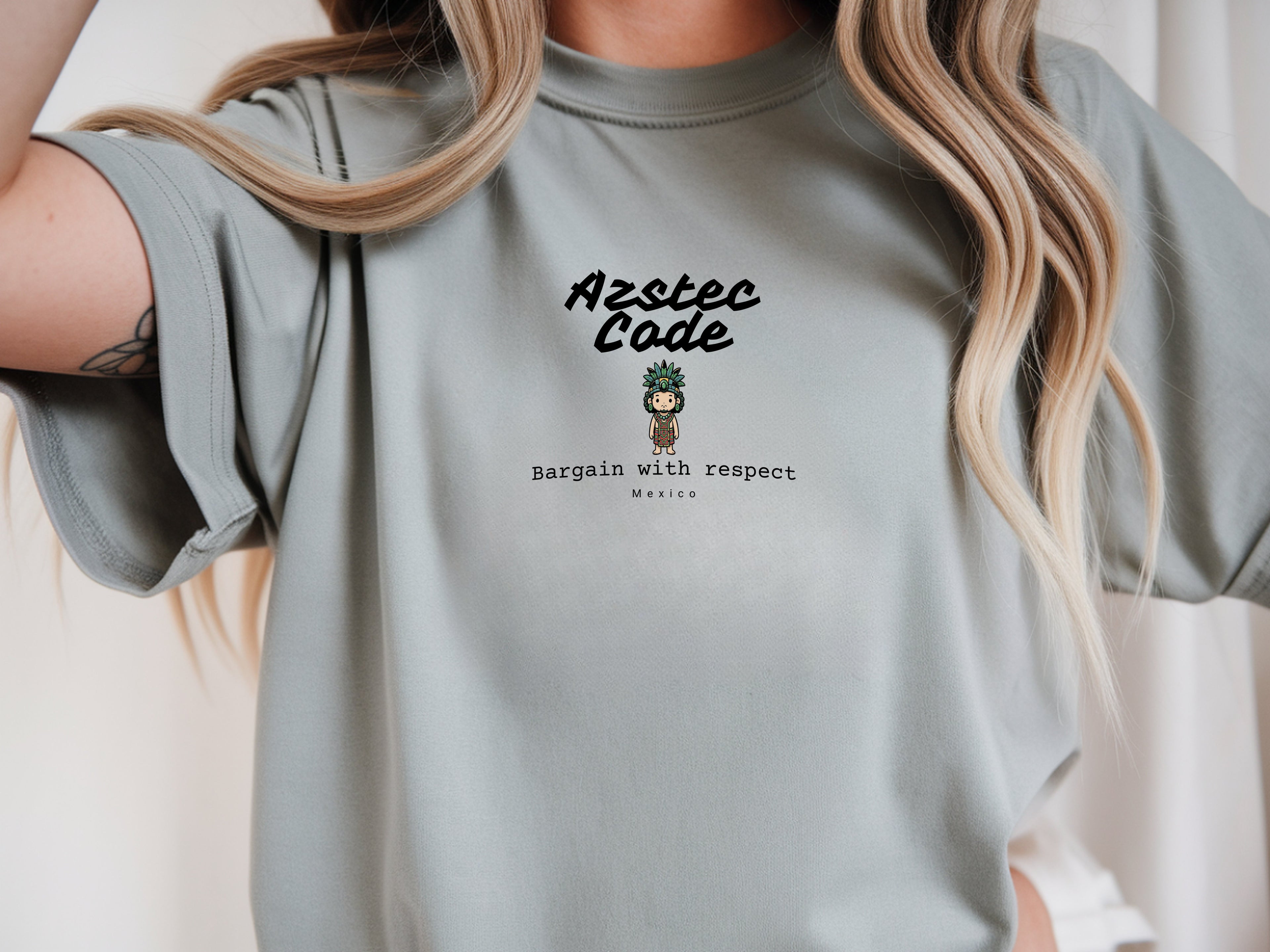 Azstec Code, Bargain with respect, Mexico tee